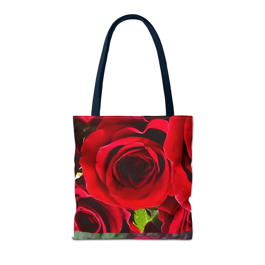 Vibrant Floral Tote Bag | Artistic Rose Design for Everyday Use, Eco-Friendly Shopping, Perfect Gift for Garden Lovers