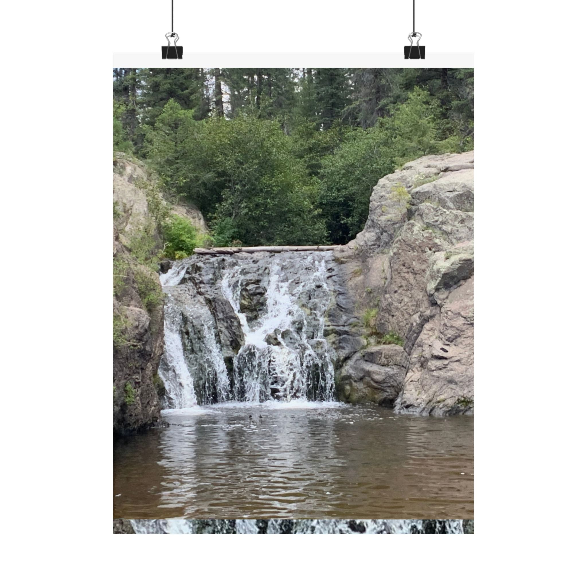 Serene Nature Posters, Home Decor Wall Art, Gift for Nature Lovers, Tranquil Landscape Prints, Waterfall Artwork