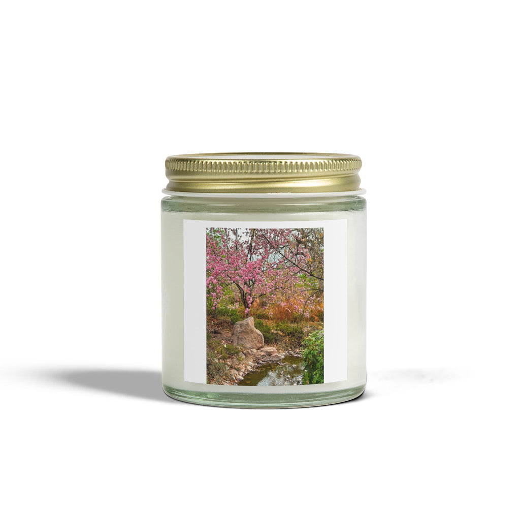 Spring Blossom Scented Candle - Aromatherapy Gift, Natural Coconut Apricot Wax, Home Décor, Relaxation, Self-Care
