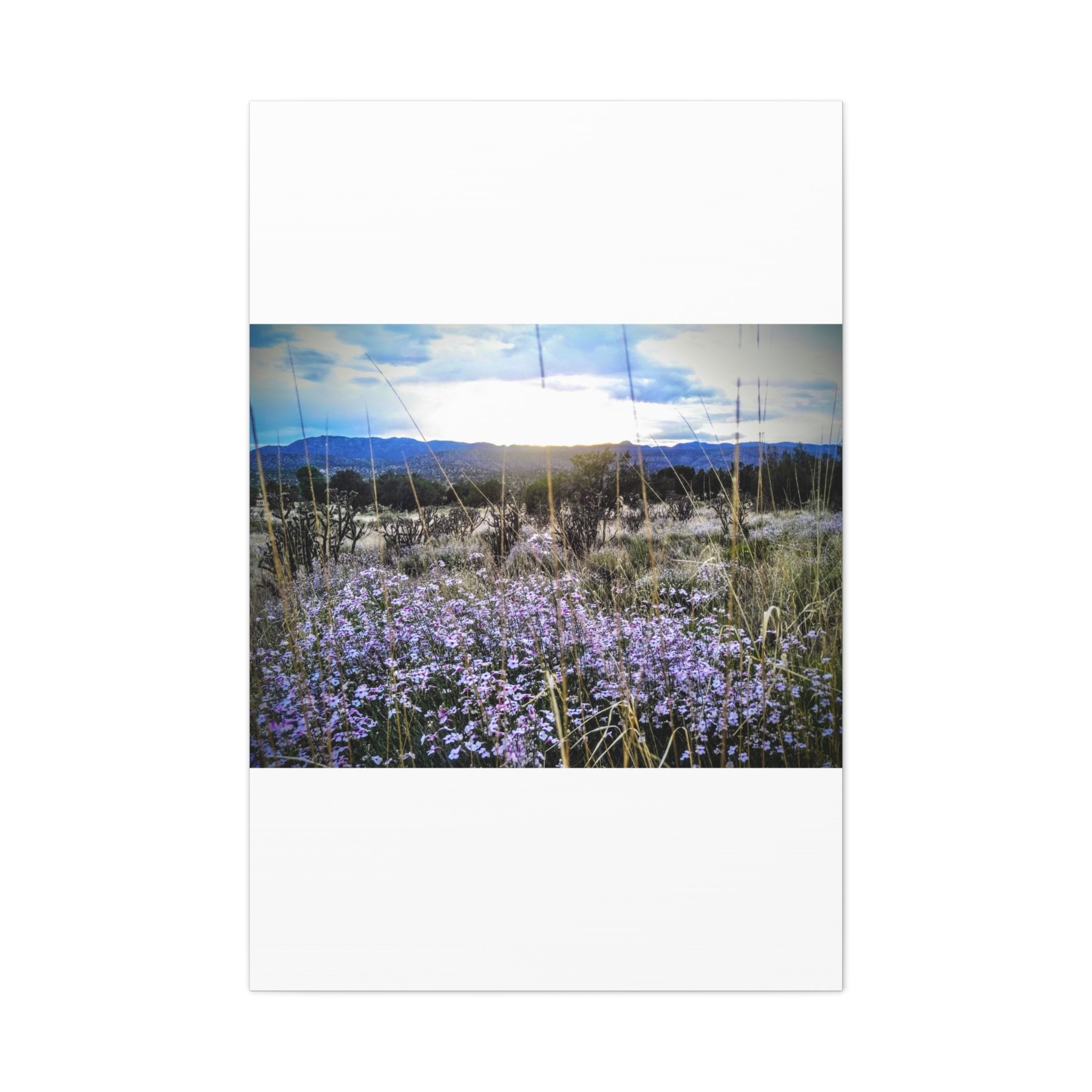 Framed Botanical Wall Art, Floral Canvas Print, Nature Decor, Home Interior Art, Gift for Garden Lovers, Beautiful Flower Landscape