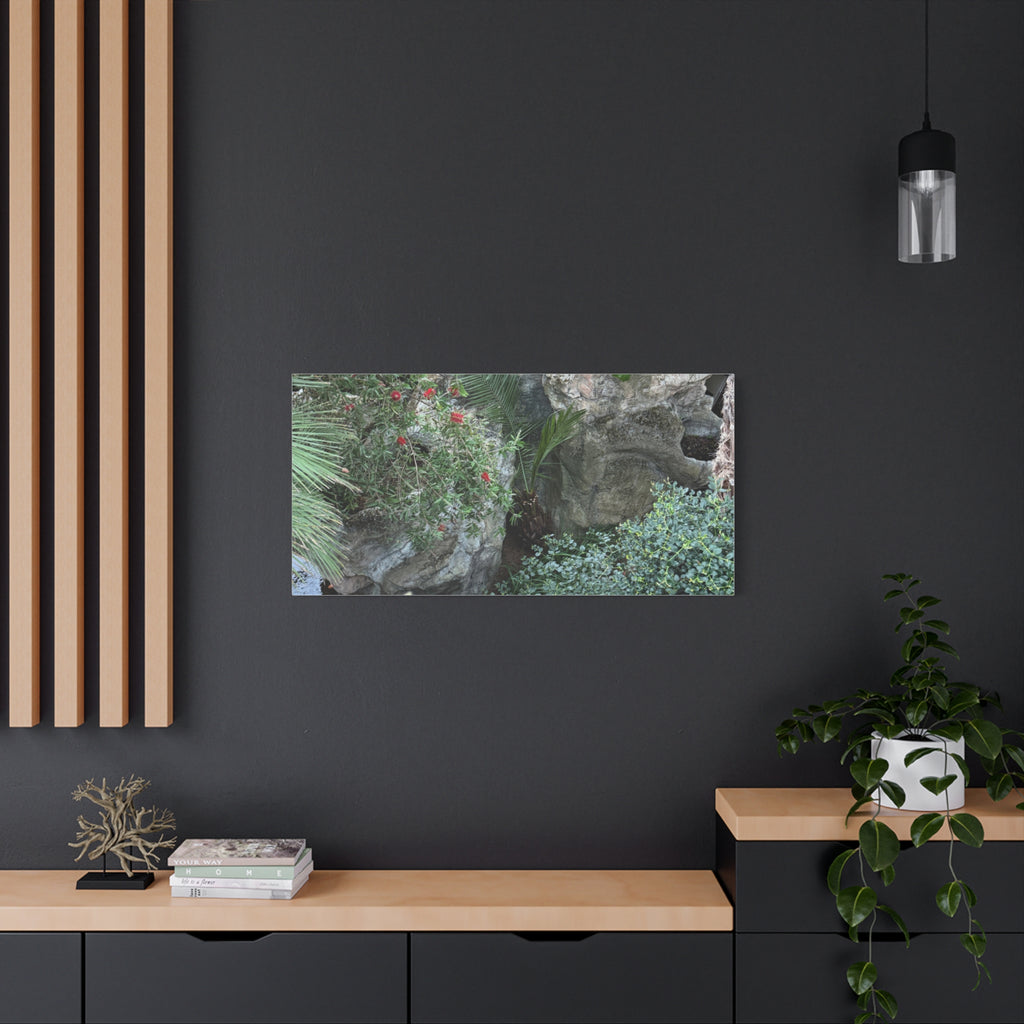 Canvas Wall Art, Tropical Garden Print, Home Decor, Botanical Artwork, Nature Lover Gift, Modern Interior Design