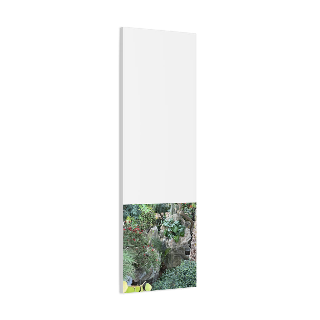 Garden Landscape Canvas Wall Art, Nature Decor, Home Decoration, Gift for Nature Lovers, Eco-Friendly Art, Botanical Wall Decor