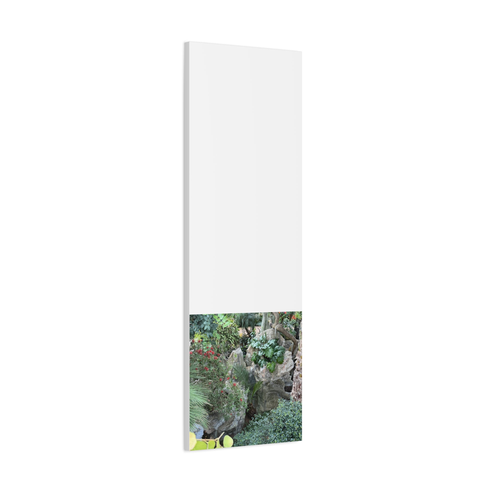 Garden Landscape Canvas Wall Art, Nature Decor, Home Decoration, Gift for Nature Lovers, Eco-Friendly Art, Botanical Wall Decor