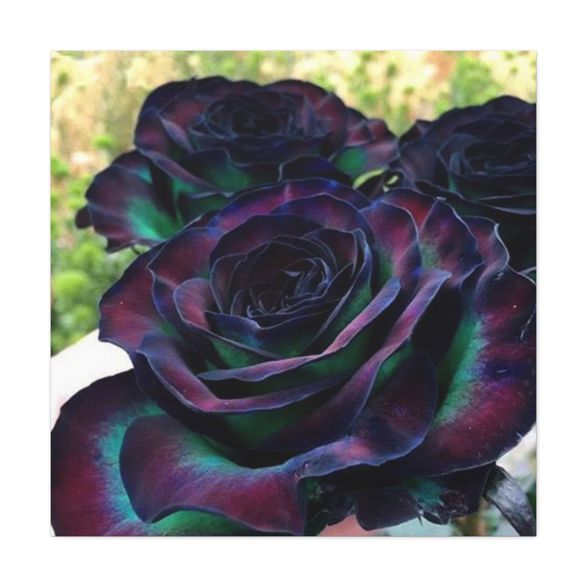 Matte Canvas Wall Art Print of Mystical Roses, Colorful Home Decor, Unique Gift for Art Lovers, Flower Wall Decor, Floral Artwork, [...]