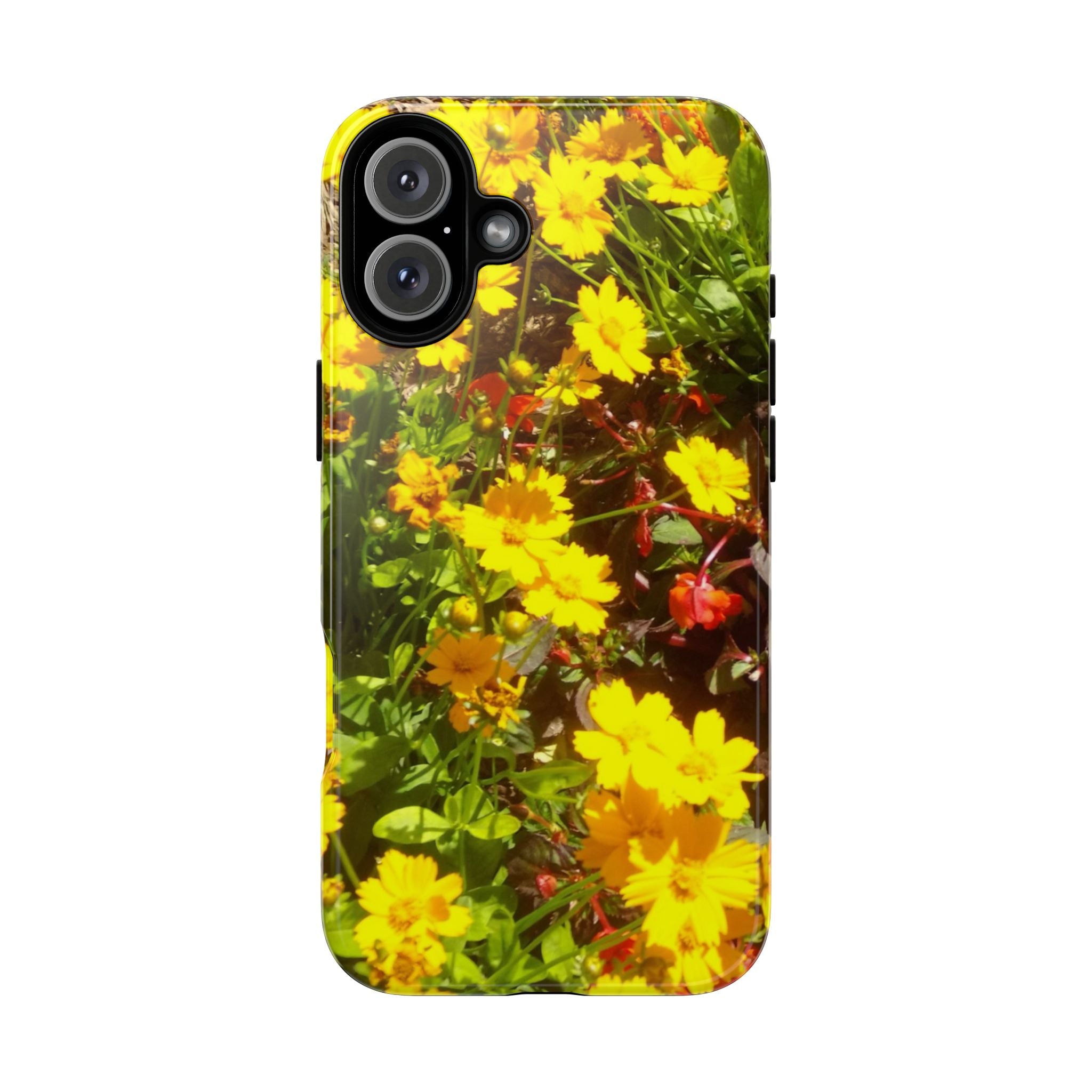Floral Phone Case - Tough Cases with Vibrant Yellow Flowers, Protective Floral Cover, Spring Decor, Gift Idea for Nature Lovers, [...]