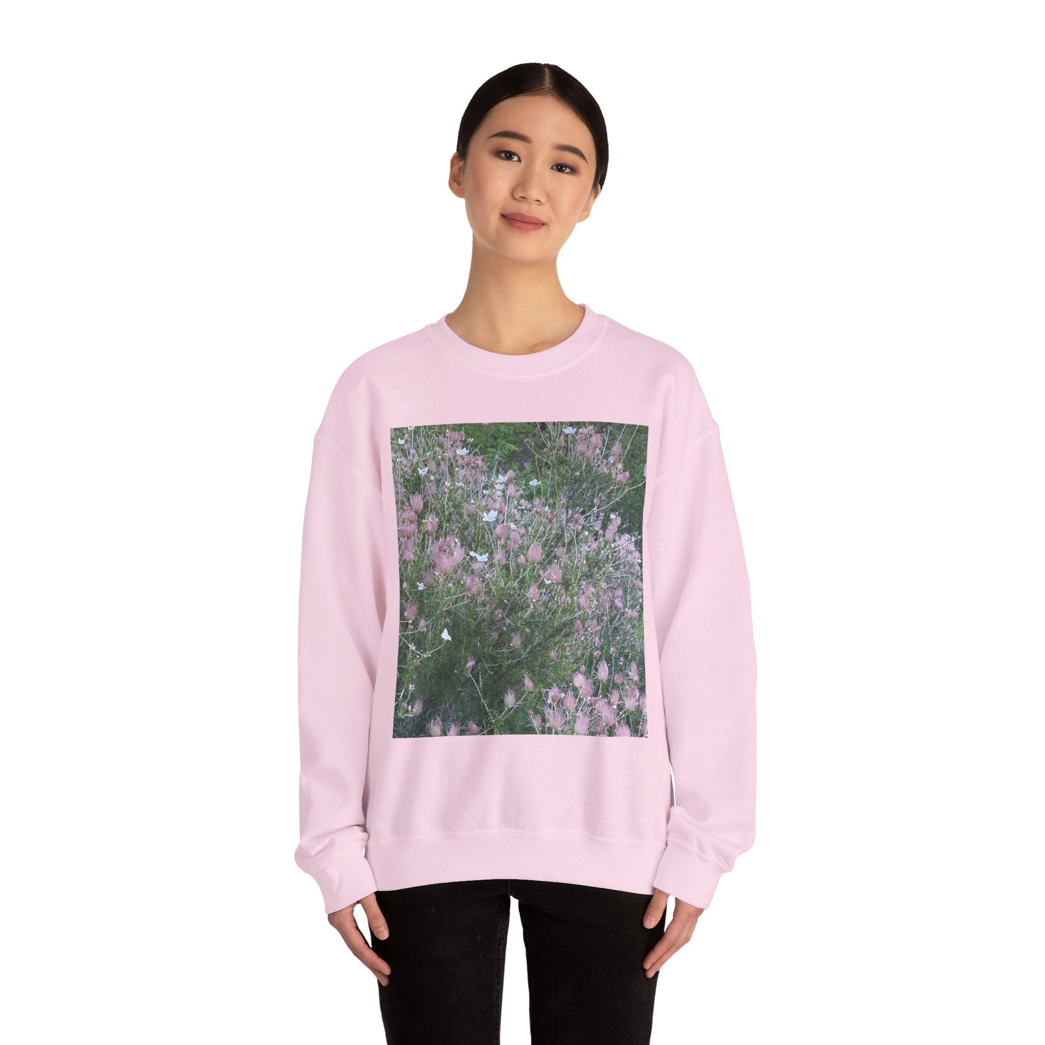 Floral Graphic Crewneck Sweatshirt | Cozy Unisex Apparel, Casual Wear, Plant Lover Gift, Spring Fashion, Everyday Comfort