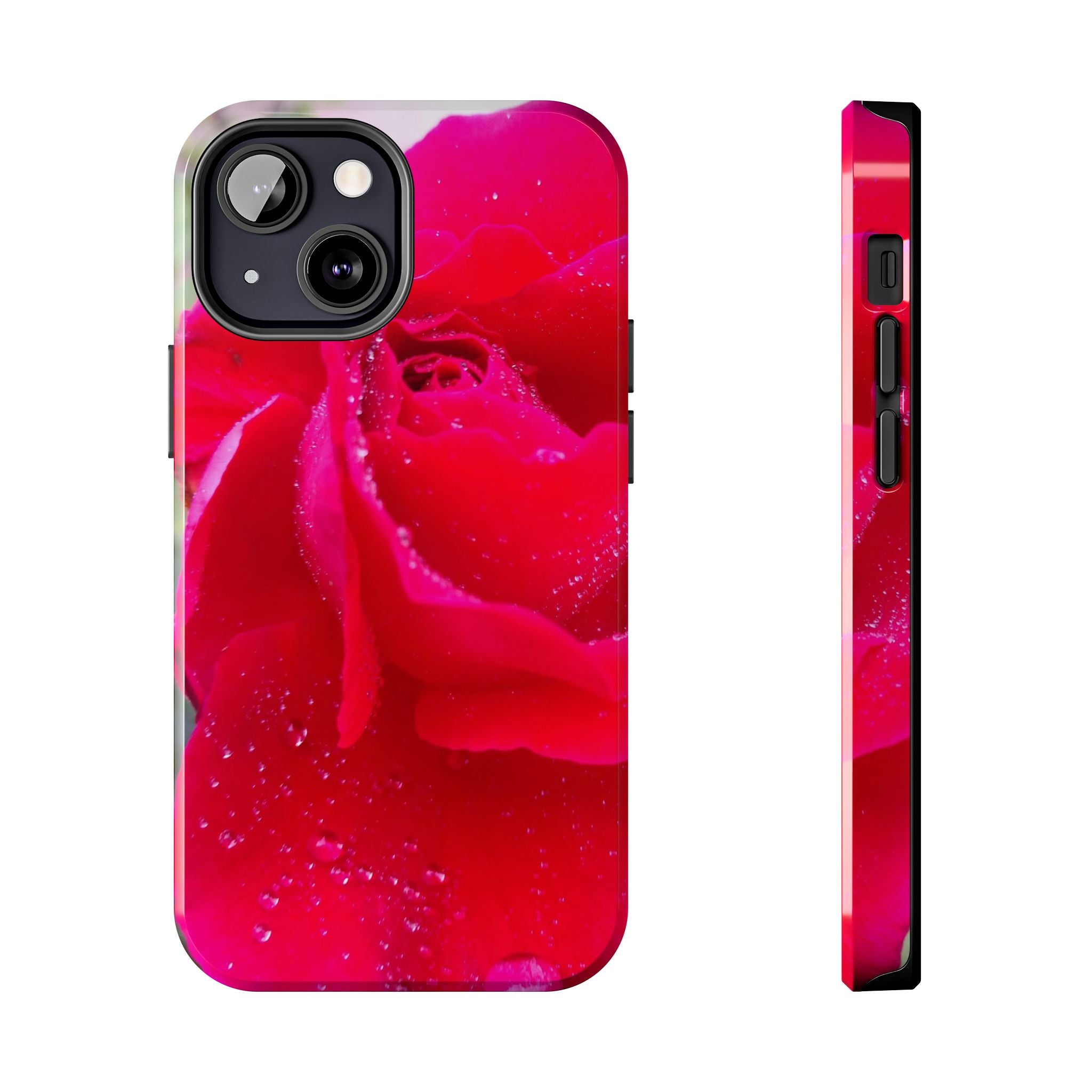 Flower Print Tough Phone Cases, Floral iPhone Case, Durable Mobile Covers, Unique Gift for Her, Birthday Present, Rose Design