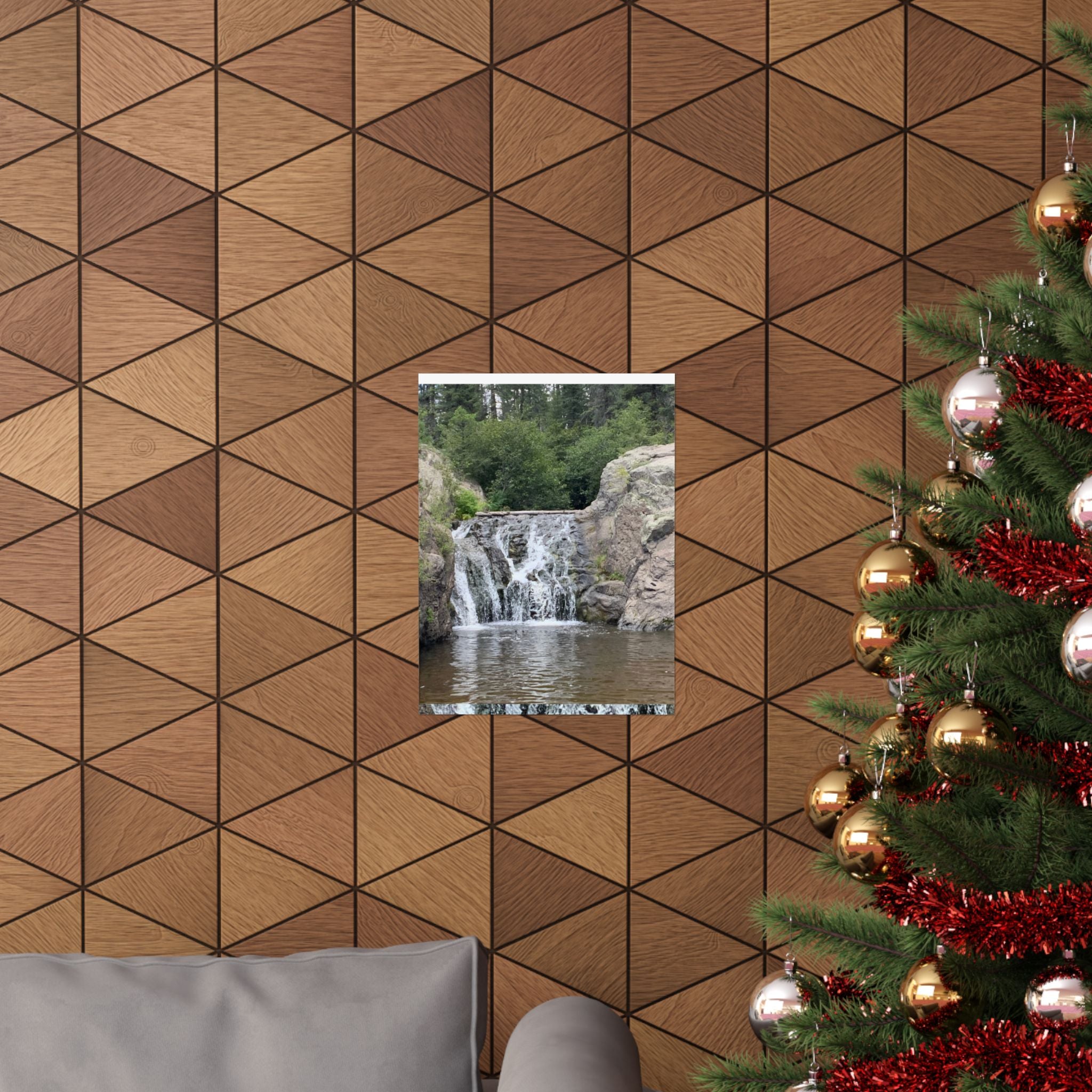 Serene Nature Posters, Home Decor Wall Art, Gift for Nature Lovers, Tranquil Landscape Prints, Waterfall Artwork