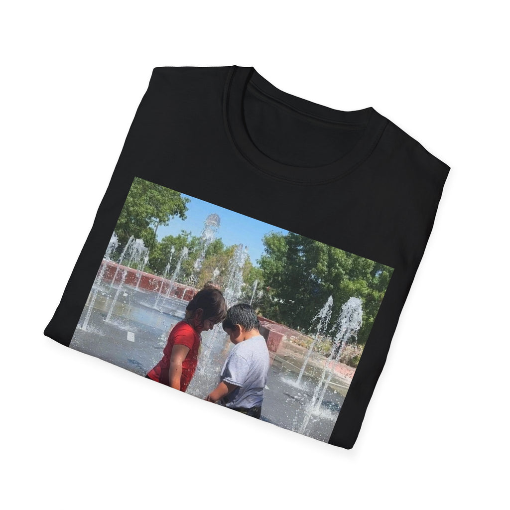 Cherished Moments Unisex Softstyle T-Shirt, Family Reunion Shirt, Personalized Gift, Summer Fun Tee, Kids Photography Tee