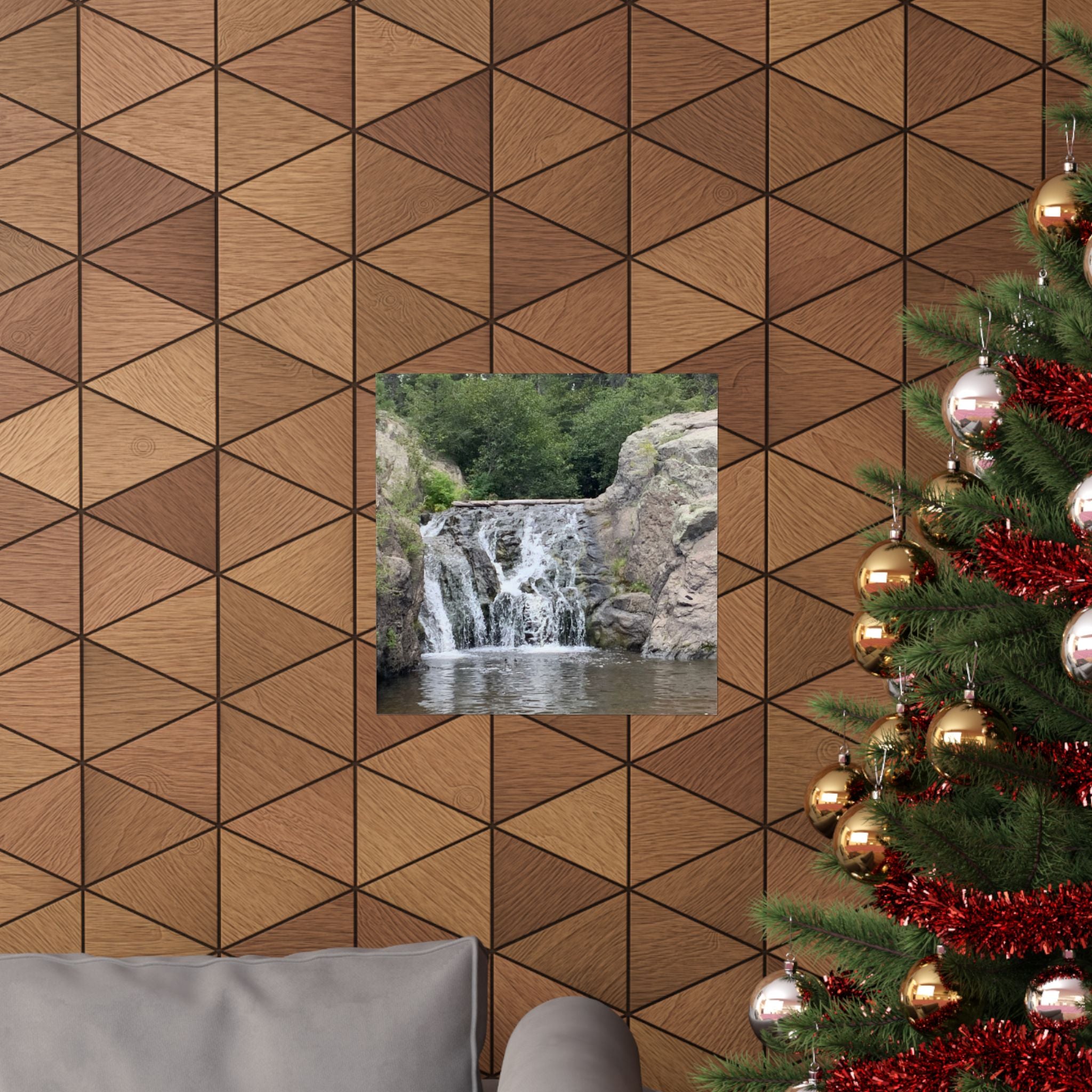 Serene Nature Posters, Home Decor Wall Art, Gift for Nature Lovers, Tranquil Landscape Prints, Waterfall Artwork