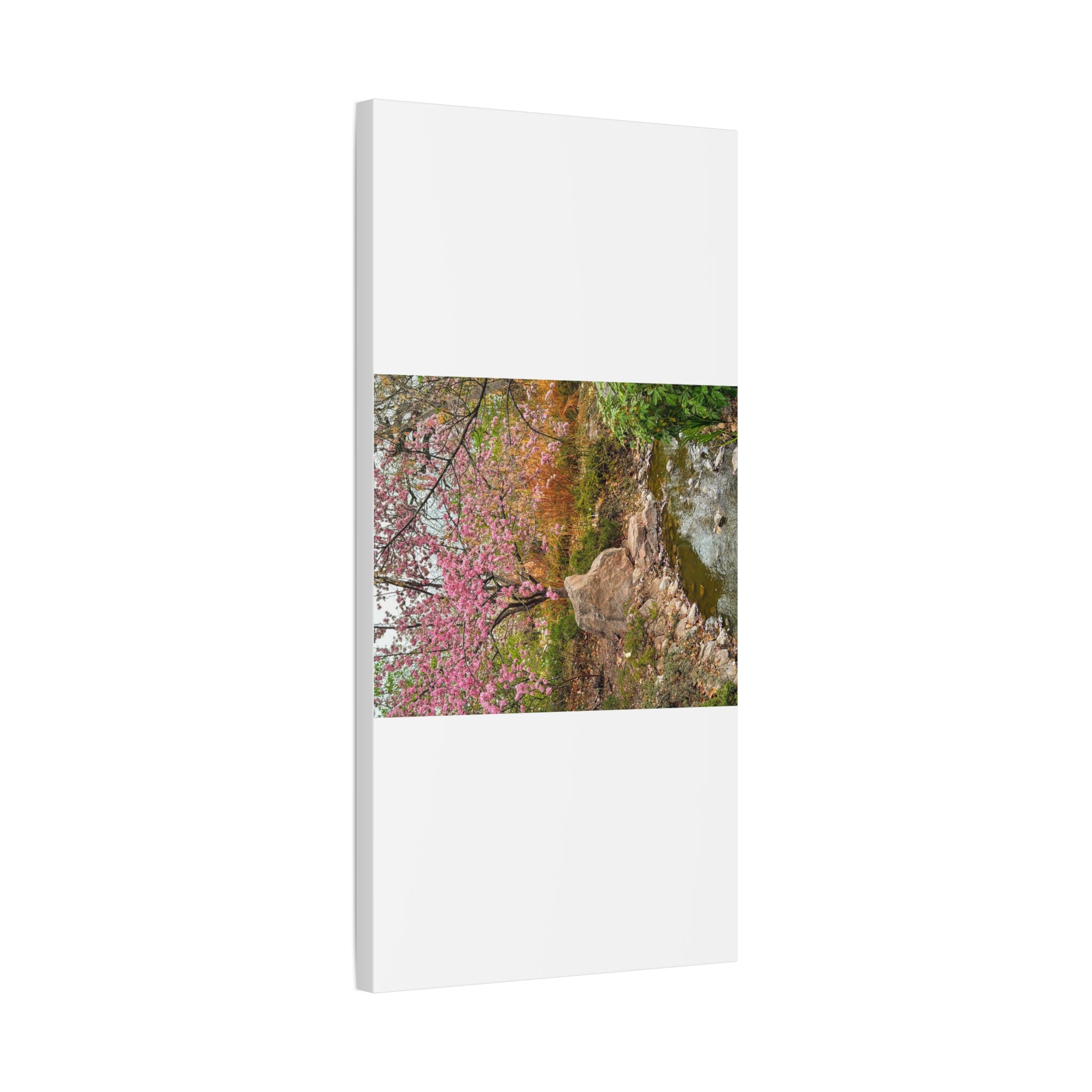 Blossoming Serenity Canvas Print, Floral Wall Art, Nature Decor, Home Aesthetic, Gift Idea for Garden Lovers, Spring Decor