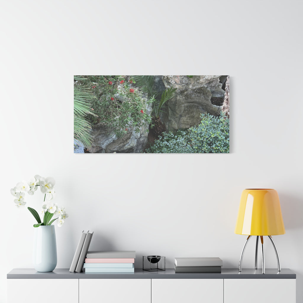 Canvas Wall Art, Tropical Garden Print, Home Decor, Botanical Artwork, Nature Lover Gift, Modern Interior Design