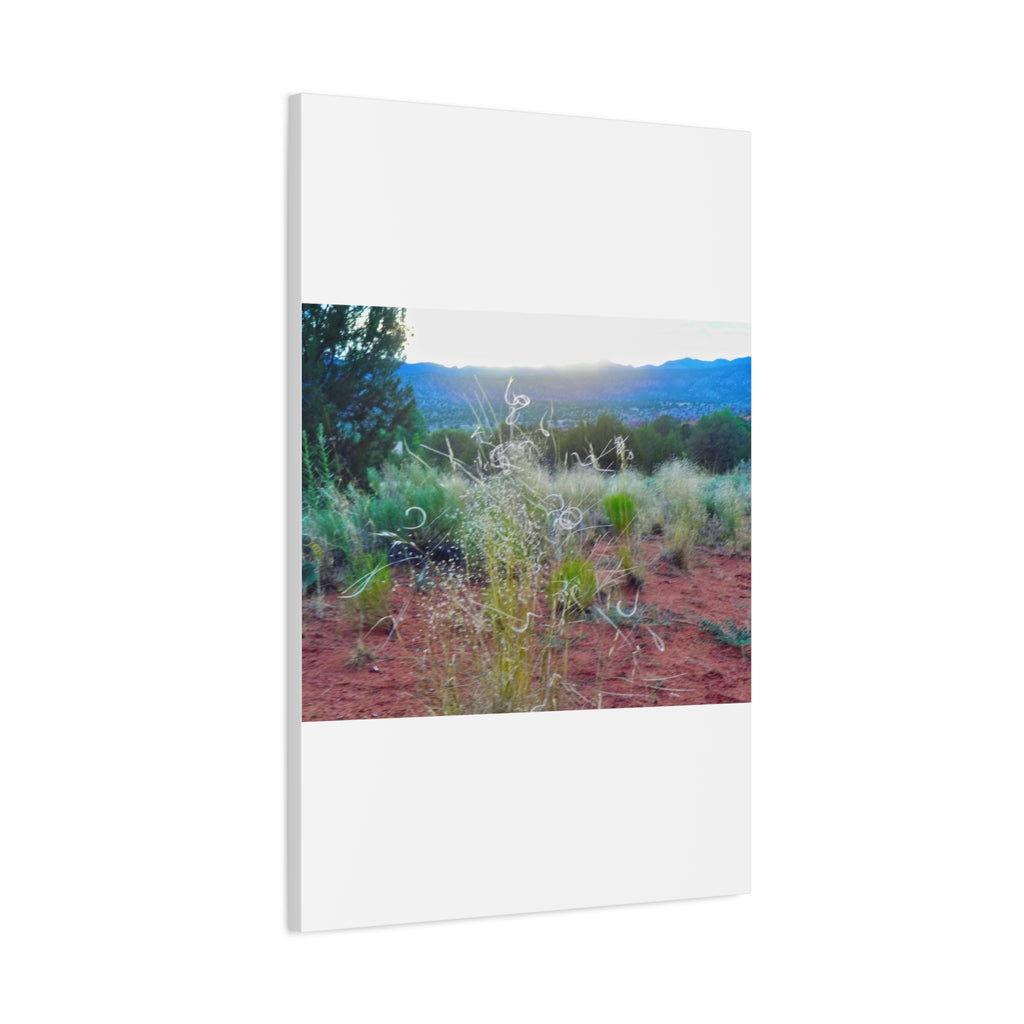 Serene Desert Landscape Canvas Print, Nature Wall Art, Home Decor, Gift for Nature Lovers, Rustic Art for Living Room, Boho Decor