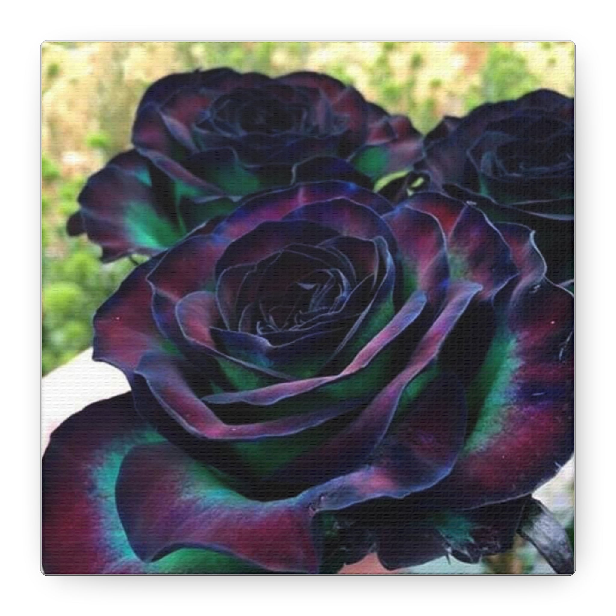 Matte Canvas Wall Art Print of Mystical Roses, Colorful Home Decor, Unique Gift for Art Lovers, Flower Wall Decor, Floral Artwork, [...]