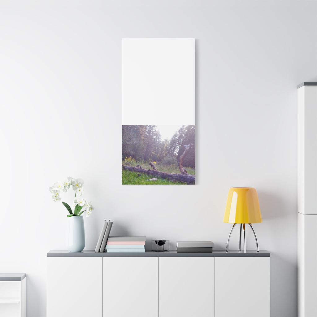 Matte Canvas Wall Art - Serene Nature Scene, Perfect for Home Decor, Gift for Nature Lovers, Office Wall Decoration, Rustic Art Print