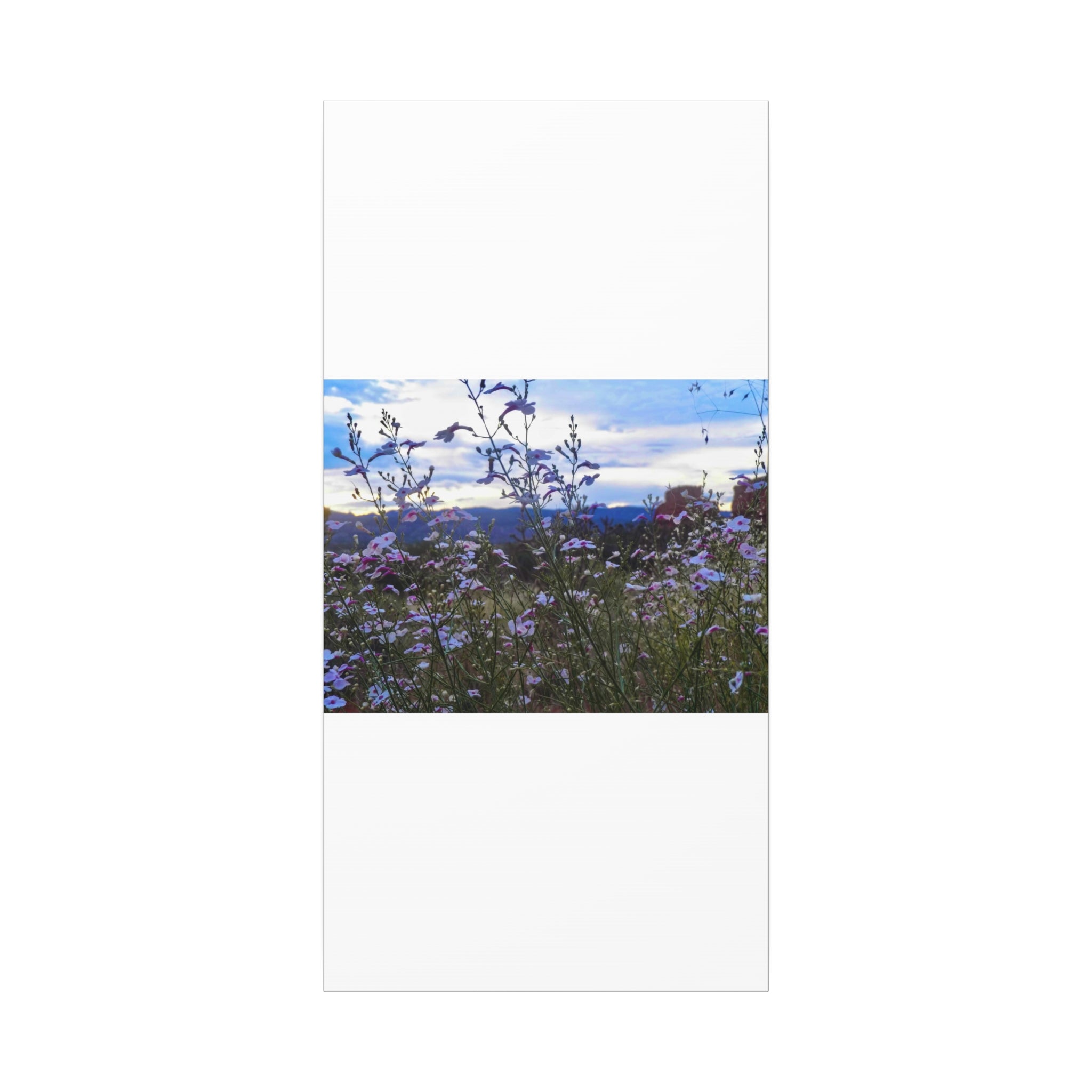 Floral Wall Art Canvas, Nature-Inspired Home Decor, Flower Print, Rustic Living Room, Gift for Gardeners, Boho Wall Art