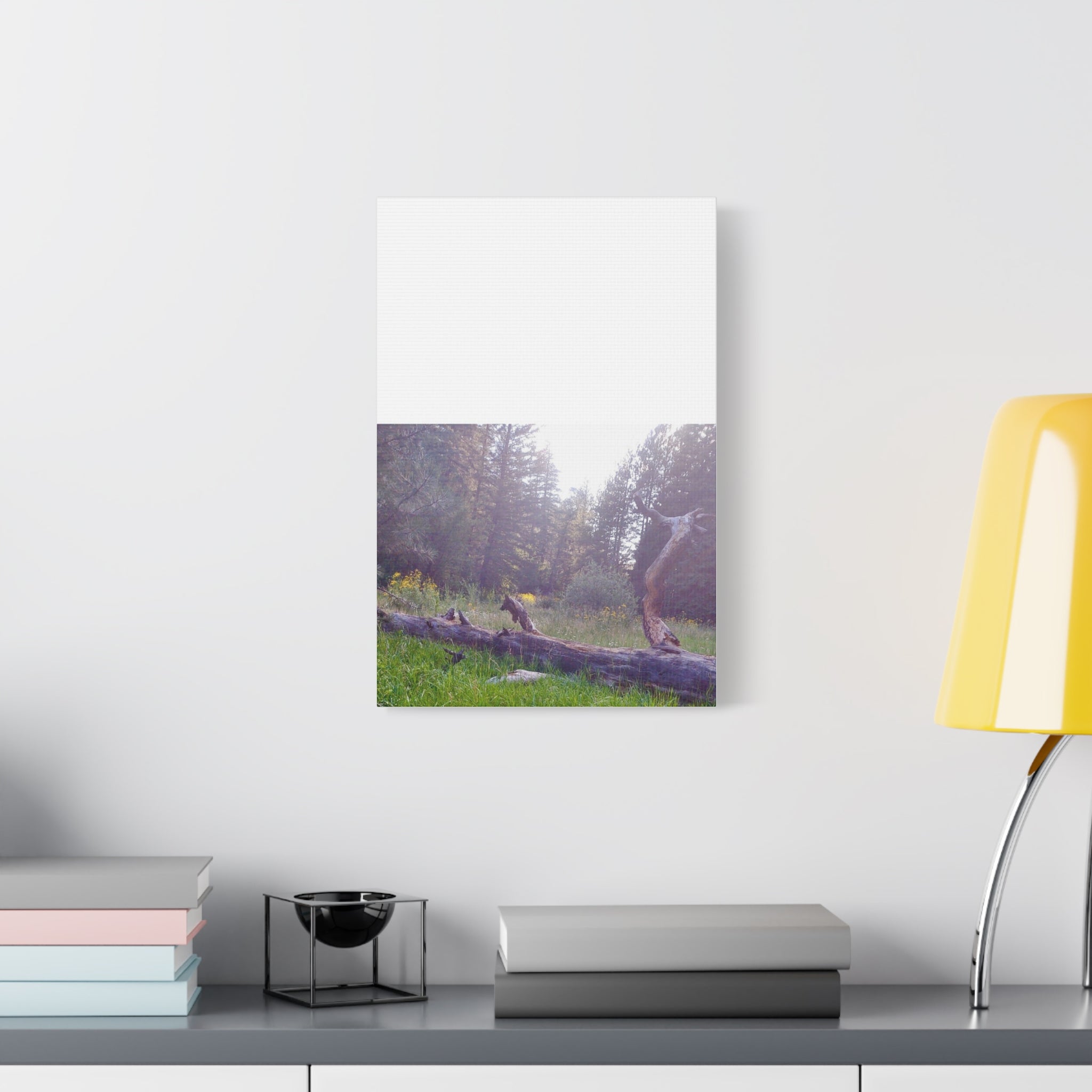 Matte Canvas Wall Art - Serene Nature Scene, Perfect for Home Decor, Gift for Nature Lovers, Office Wall Decoration, Rustic Art Print