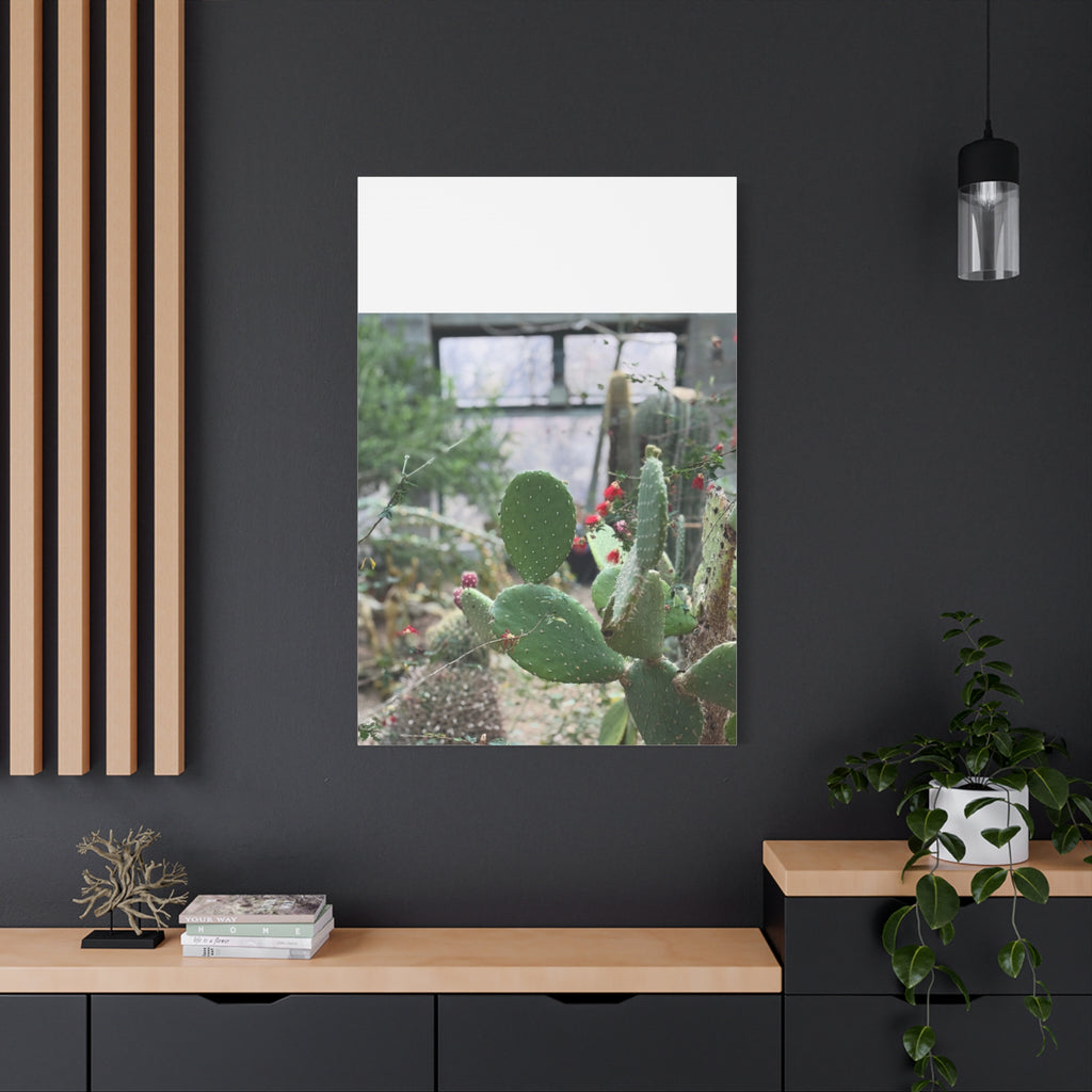 Cactus Matte Canvas Wall Art, Nature Decor, Southwestern Room Design, Green Plant Prints, Home and Office Wall Decor