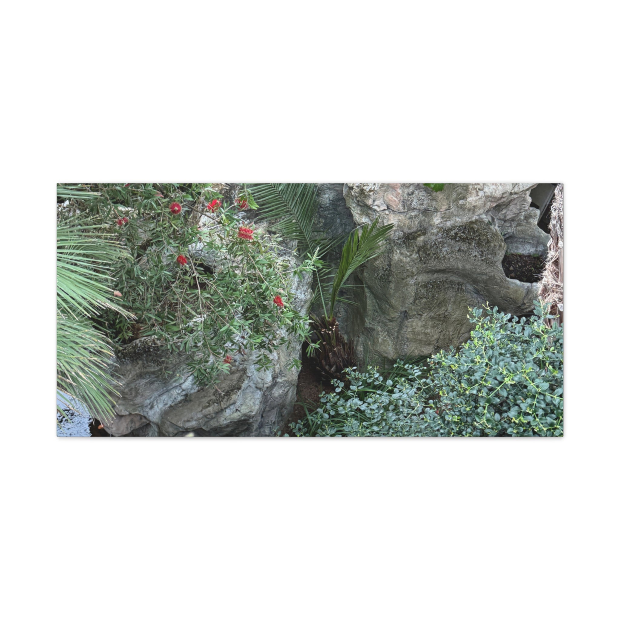 Canvas Wall Art, Tropical Garden Print, Home Decor, Botanical Artwork, Nature Lover Gift, Modern Interior Design