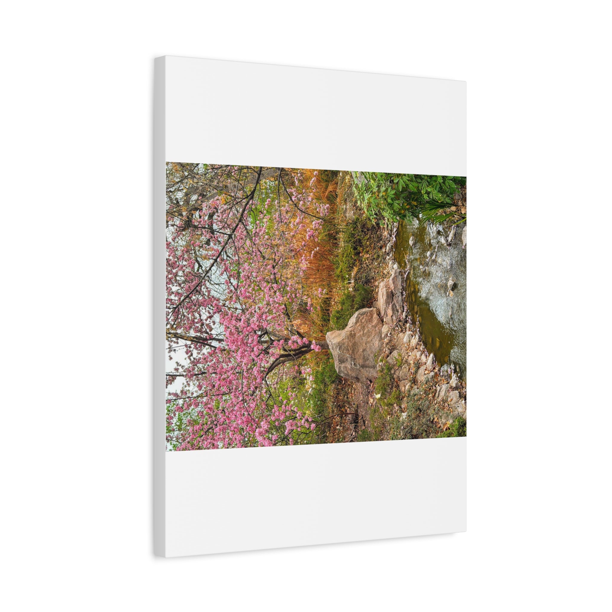 Blossoming Serenity Canvas Print, Floral Wall Art, Nature Decor, Home Aesthetic, Gift Idea for Garden Lovers, Spring Decor