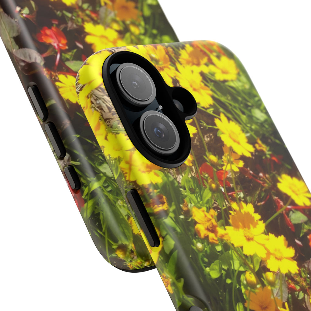 Floral Phone Case - Tough Cases with Vibrant Yellow Flowers, Protective Floral Cover, Spring Decor, Gift Idea for Nature Lovers, [...]