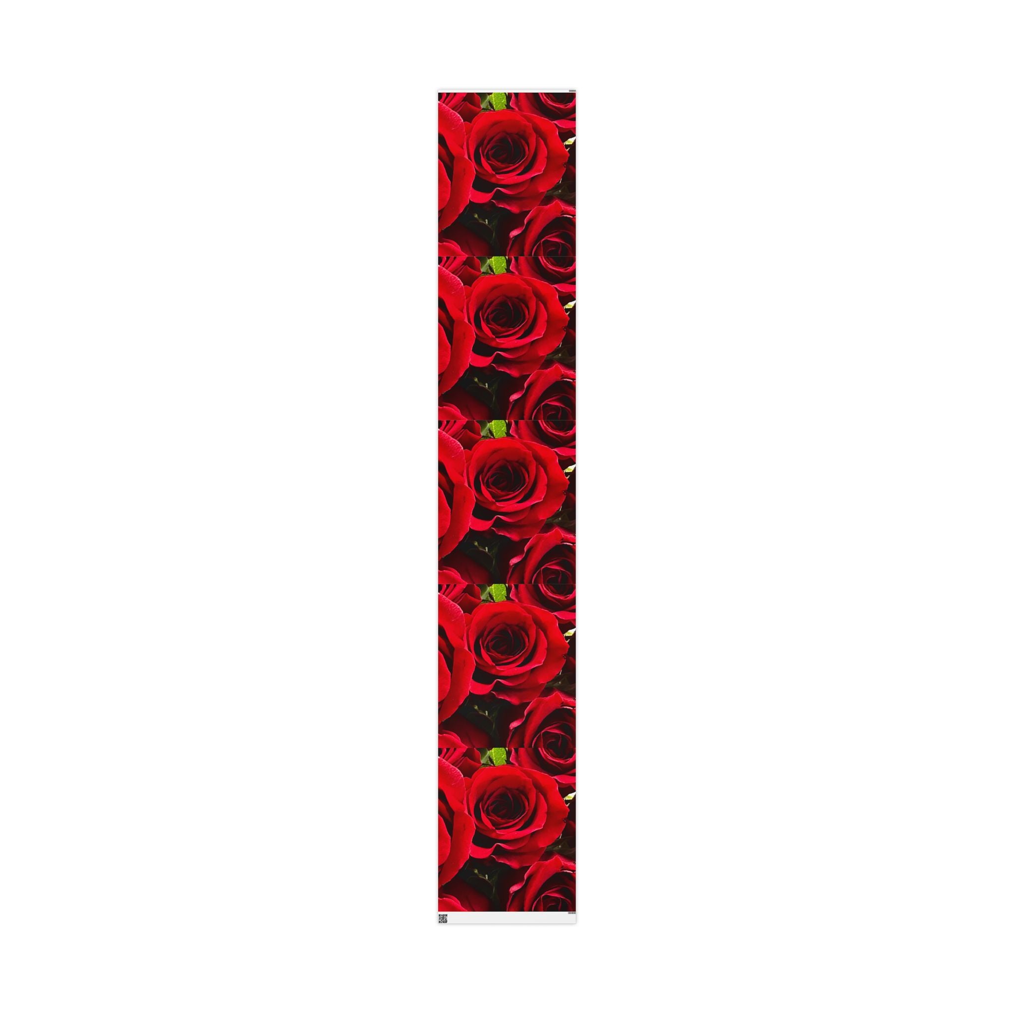 Elegant Floral Wrapping Paper Roll | Birthday, Wedding, Gift Wrap, Celebration, Red Roses