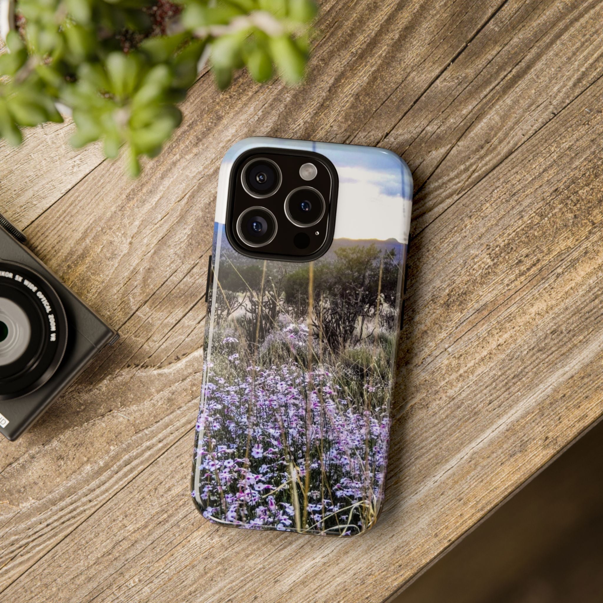 Floral Phone Case, Tough Phone Cover for Outdoor Lovers, Nature-Inspired Accessories, Gift for Photography Enthusiasts, Protective [...]