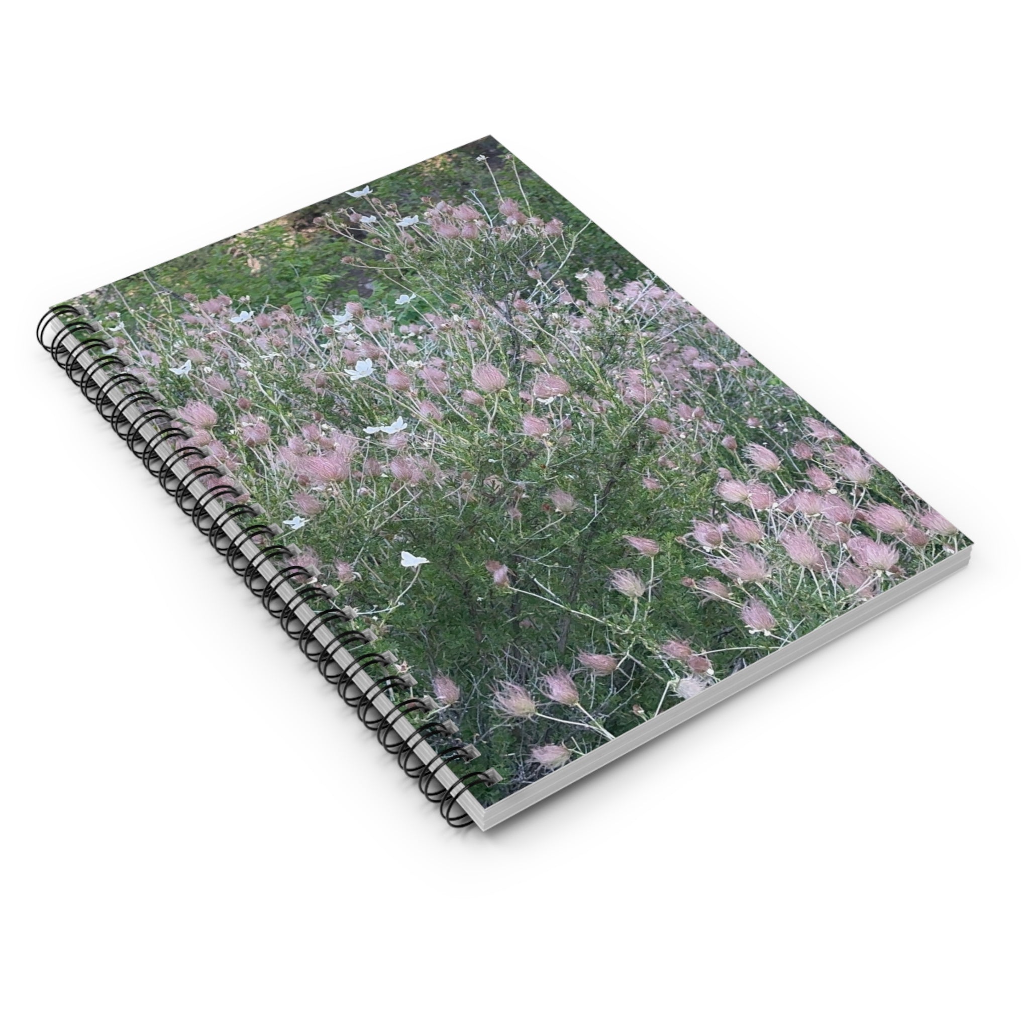 Floral Spiral Notebook - Ruled Line, Journal for School, Study Planner, Gift for Students, Floral Aesthetic