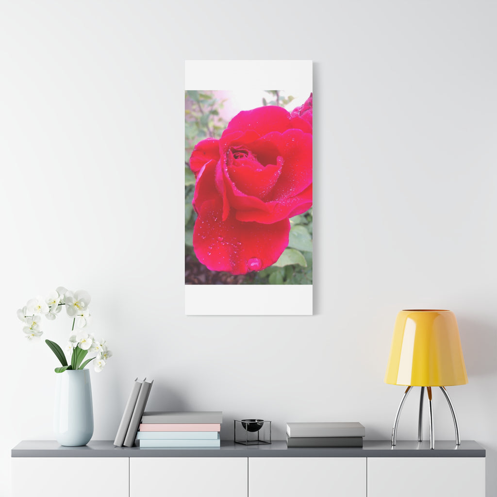 Stunning Floral Canvas Print, Home Decor, Wall Art, Gift for Flower Lovers, Red Rose Art, Mother's Day Gift