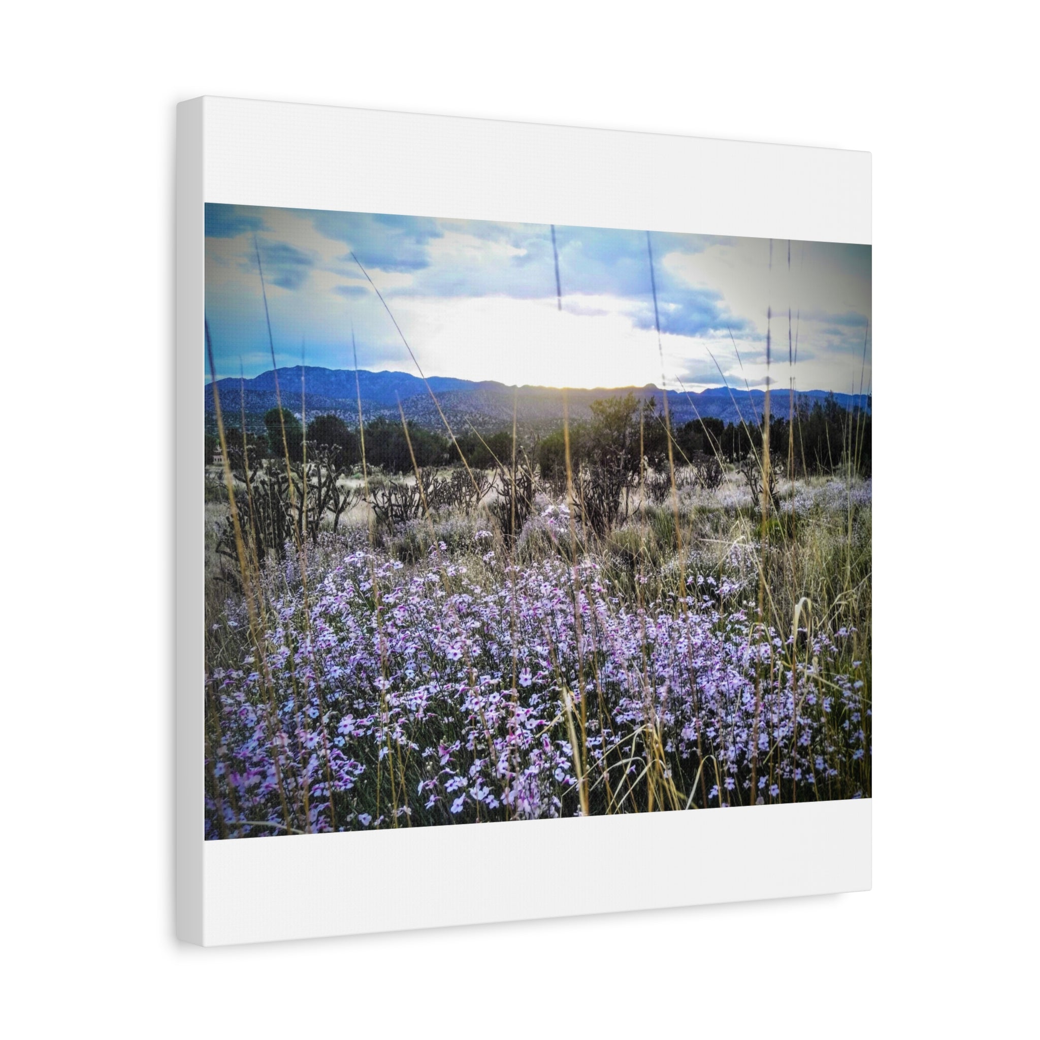 Framed Botanical Wall Art, Floral Canvas Print, Nature Decor, Home Interior Art, Gift for Garden Lovers, Beautiful Flower Landscape