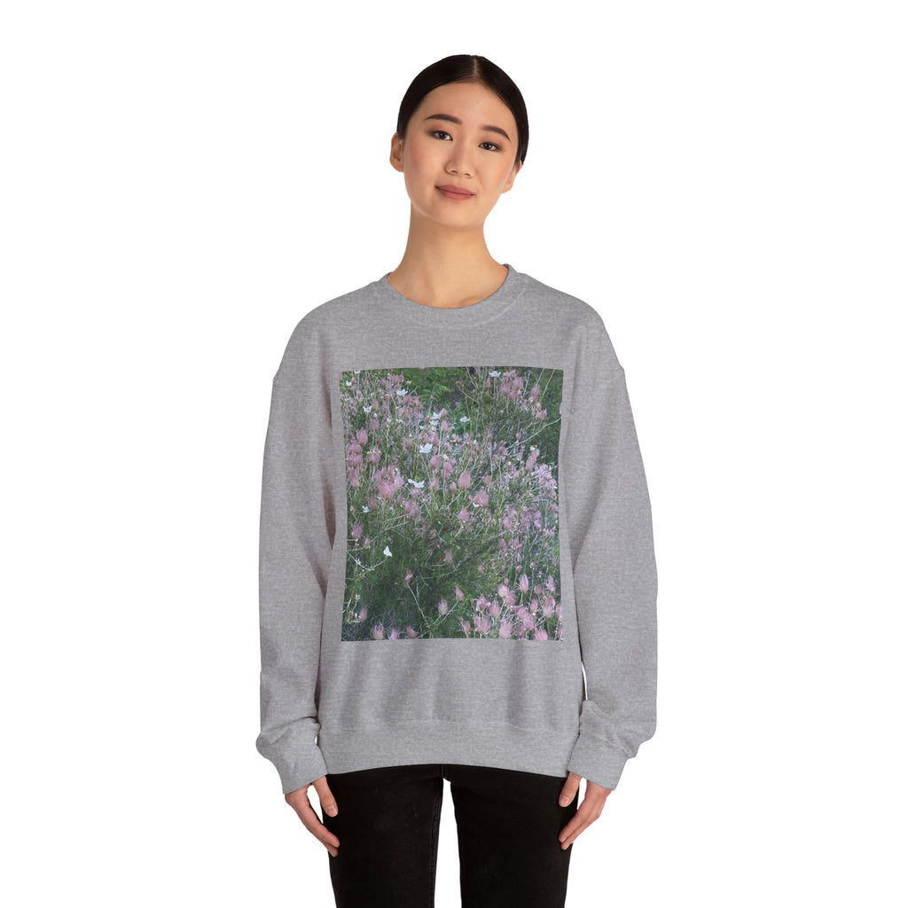Floral Graphic Crewneck Sweatshirt | Cozy Unisex Apparel, Casual Wear, Plant Lover Gift, Spring Fashion, Everyday Comfort