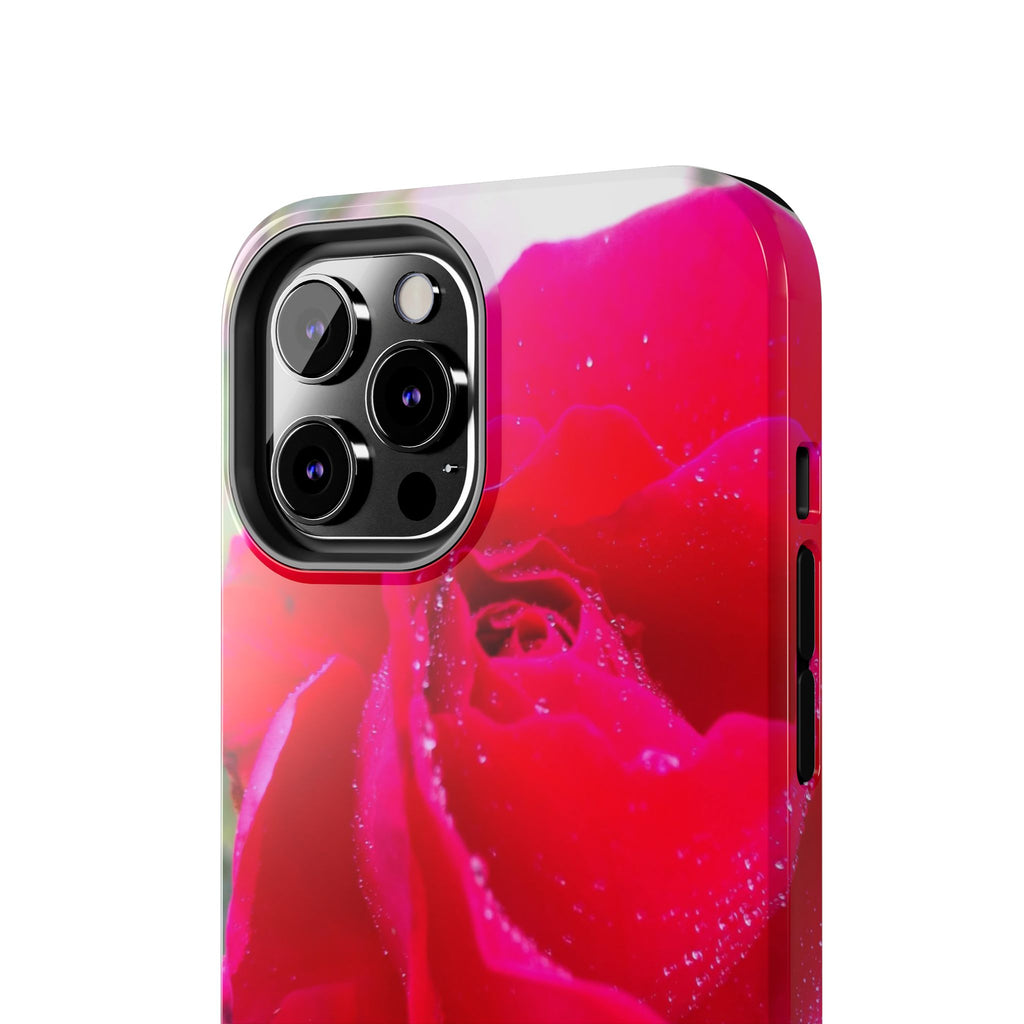 Flower Print Tough Phone Cases, Floral iPhone Case, Durable Mobile Covers, Unique Gift for Her, Birthday Present, Rose Design