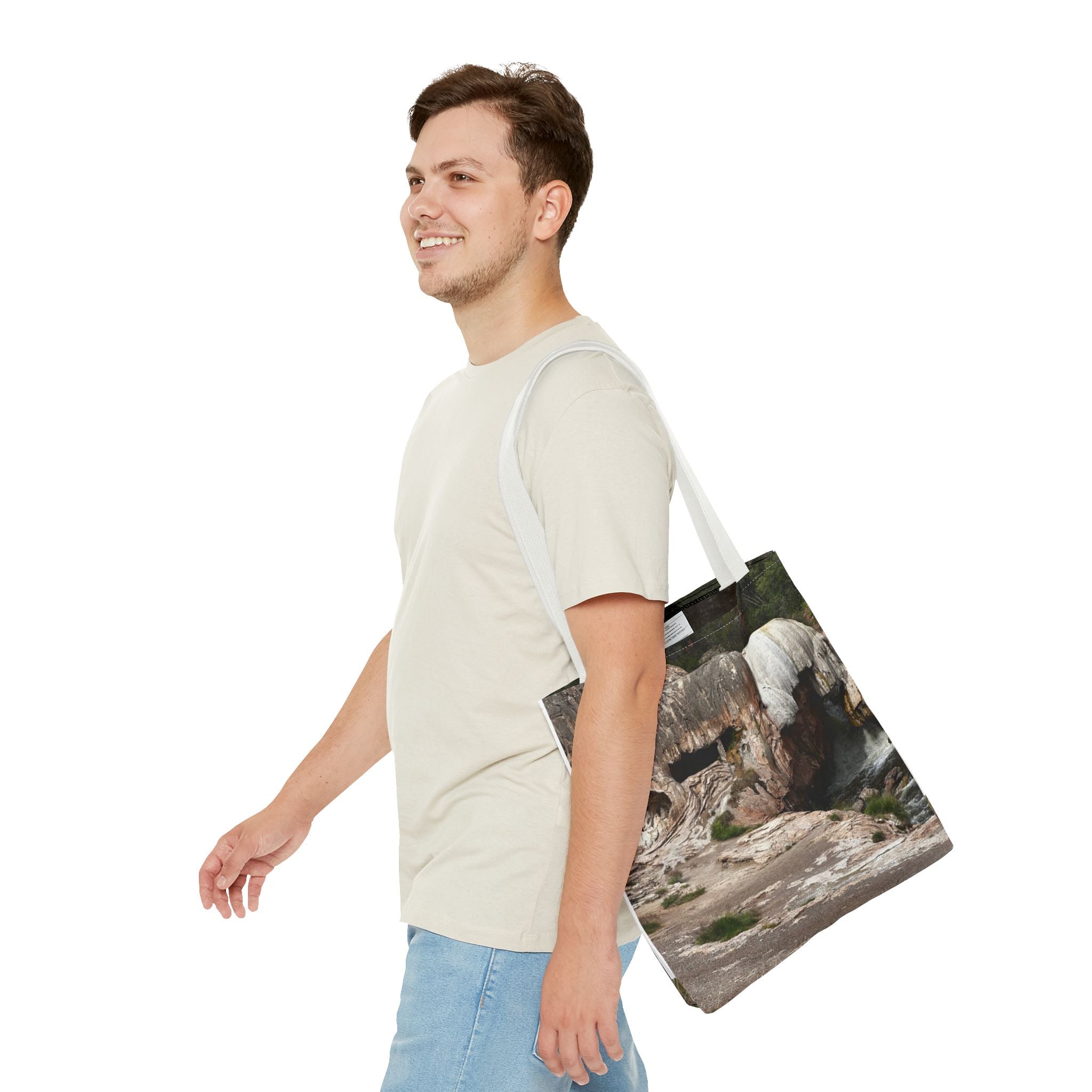 Nature-Inspired Tote Bag for Adventurers, Eco-Friendly Gift, Boho Style, Travel Essentials, Hiking Accessory, Unique Art Print