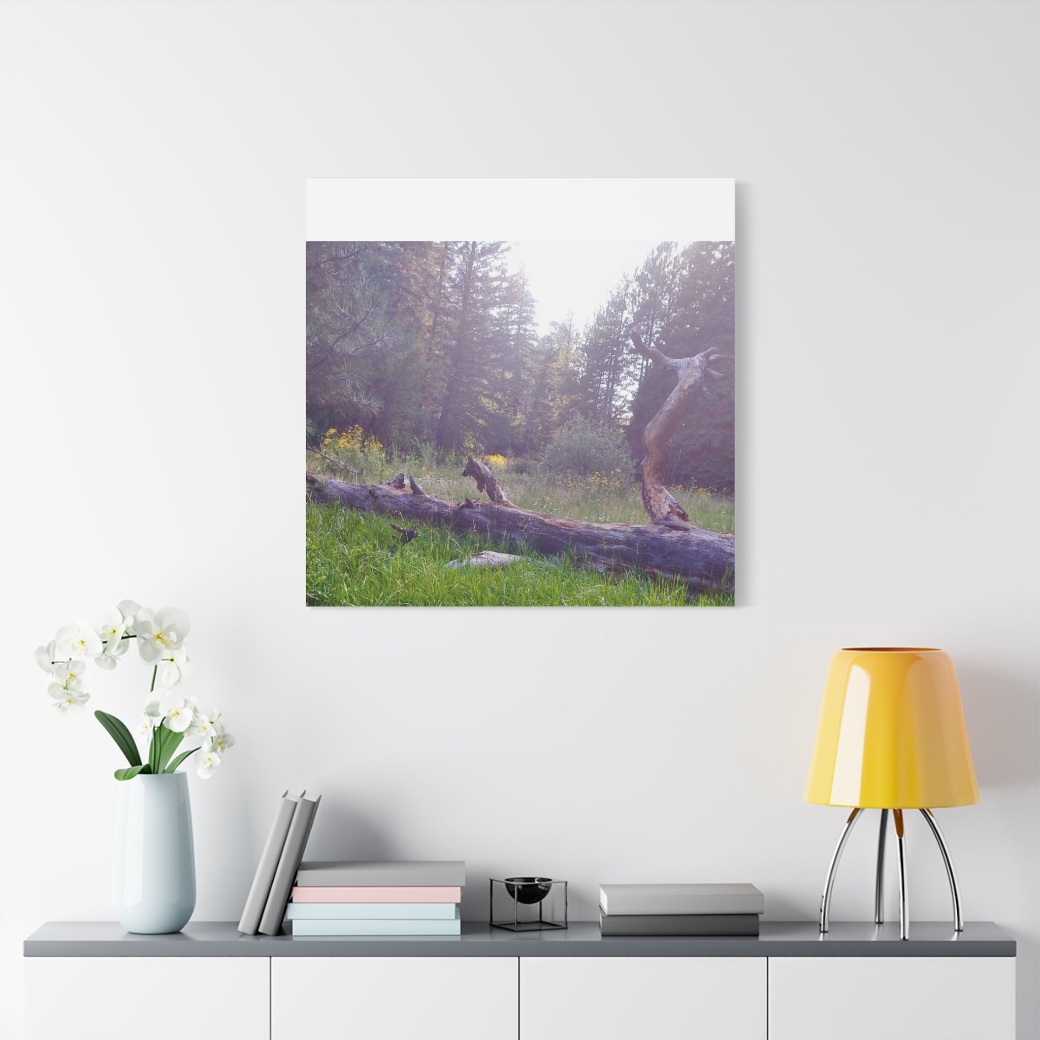 Matte Canvas Wall Art - Serene Nature Scene, Perfect for Home Decor, Gift for Nature Lovers, Office Wall Decoration, Rustic Art Print