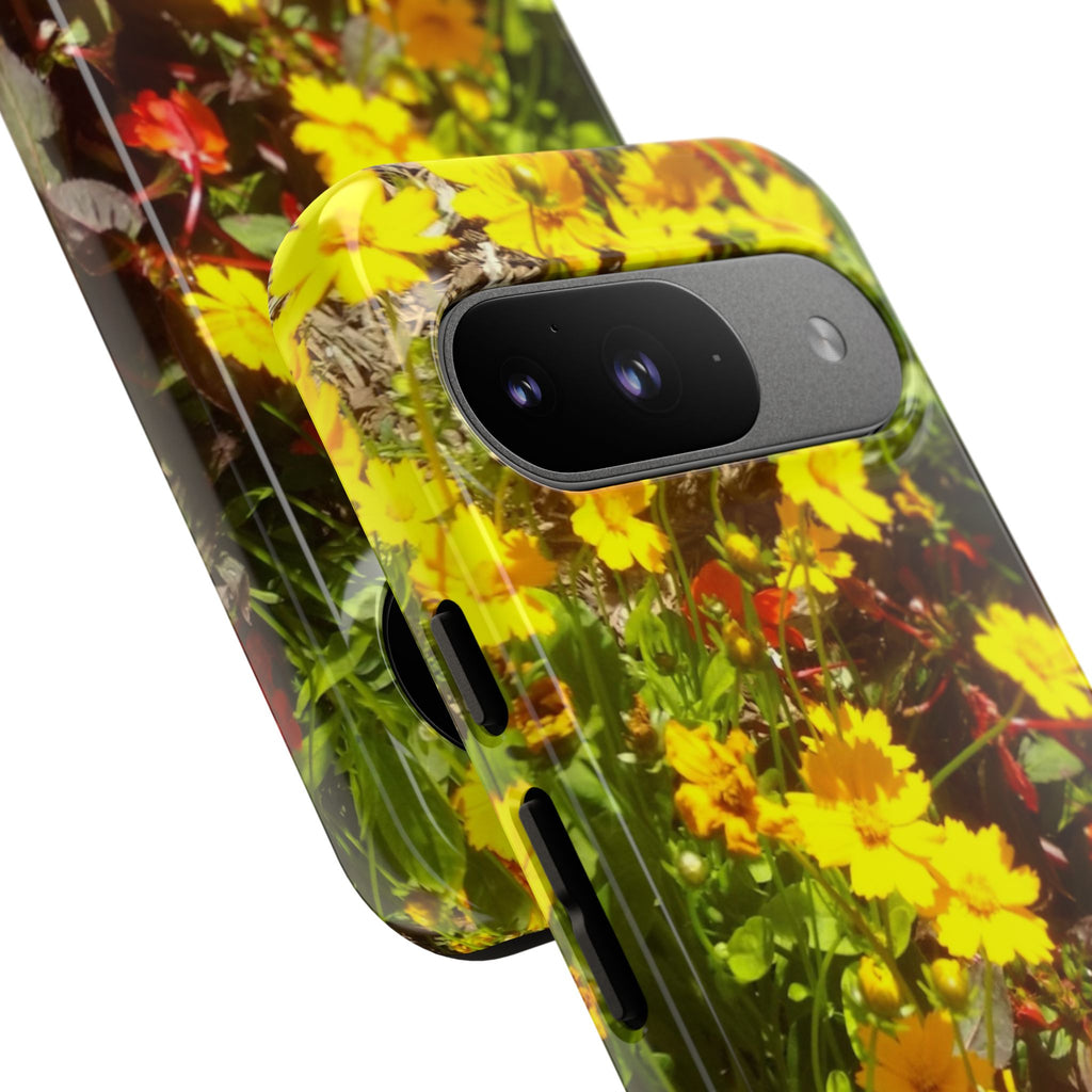 Floral Phone Case - Tough Cases with Vibrant Yellow Flowers, Protective Floral Cover, Spring Decor, Gift Idea for Nature Lovers, [...]