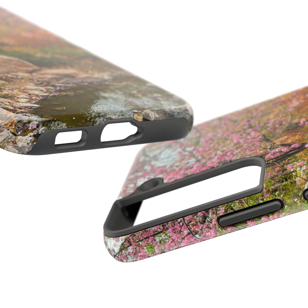 Cherry Blossom Tough Phone Cases - Nature Lover Gift, Floral Phone Accessories, Spring Decor, Custom Cases, Outdoor Adventure