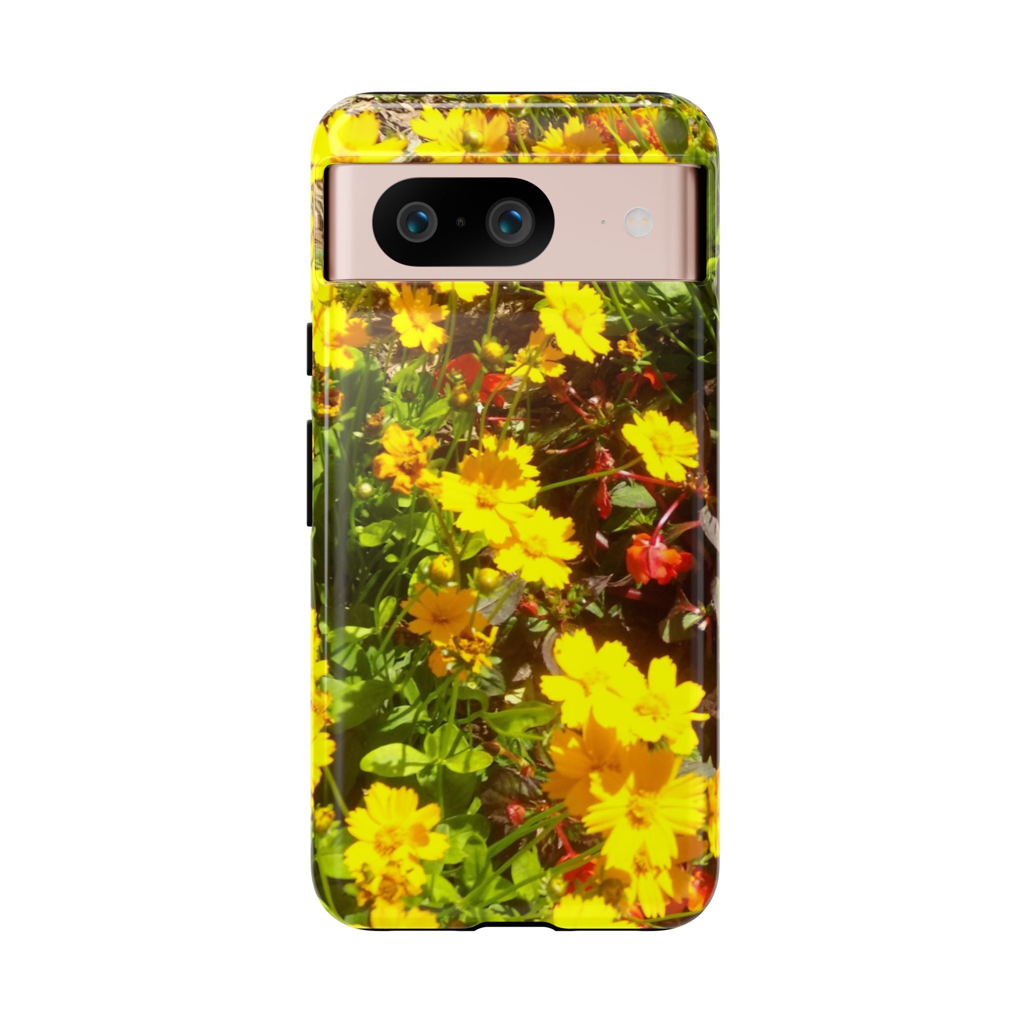 Floral Phone Case - Tough Cases with Vibrant Yellow Flowers, Protective Floral Cover, Spring Decor, Gift Idea for Nature Lovers, [...]