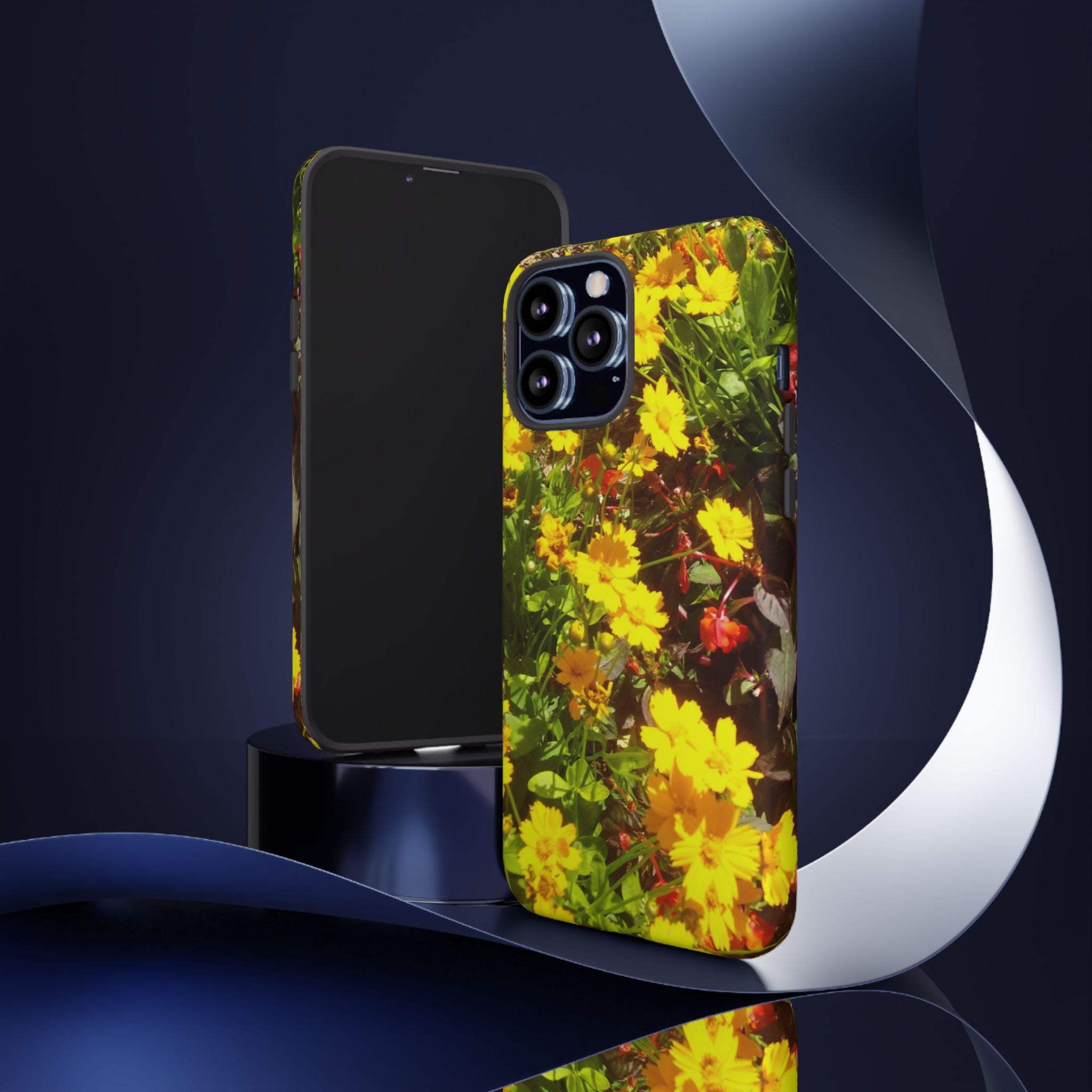 Floral Phone Case - Tough Cases with Vibrant Yellow Flowers, Protective Floral Cover, Spring Decor, Gift Idea for Nature Lovers, [...]