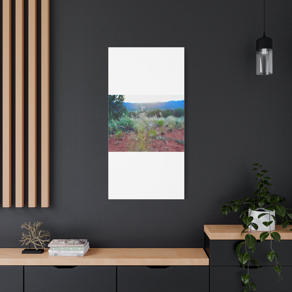 Serene Desert Landscape Canvas Print, Nature Wall Art, Home Decor, Gift for Nature Lovers, Rustic Art for Living Room, Boho Decor