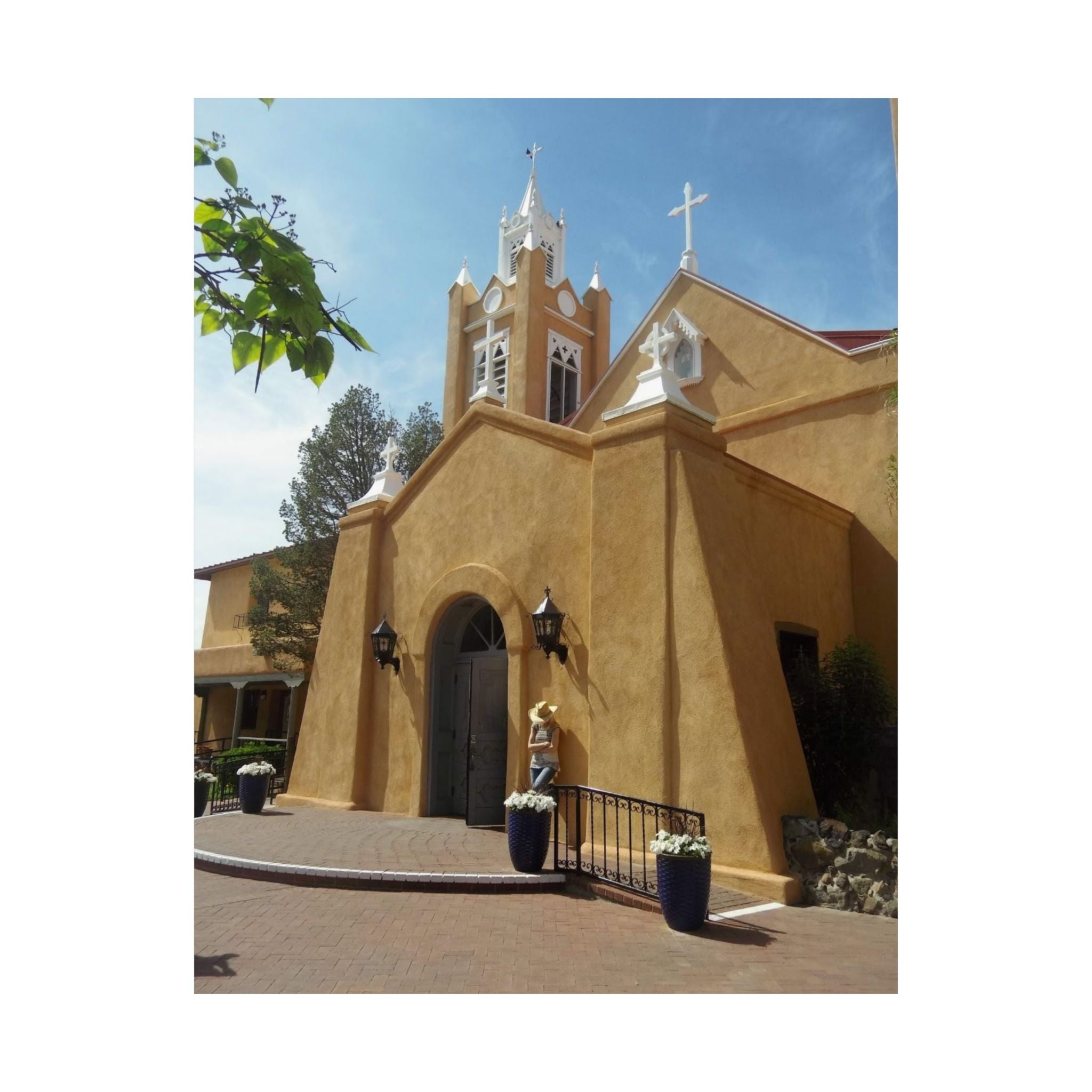 Matte Vertical Poster of Charming Church, Wall Art, Home Decor, Art Print, Gift for Housewarming, Unique Artwork