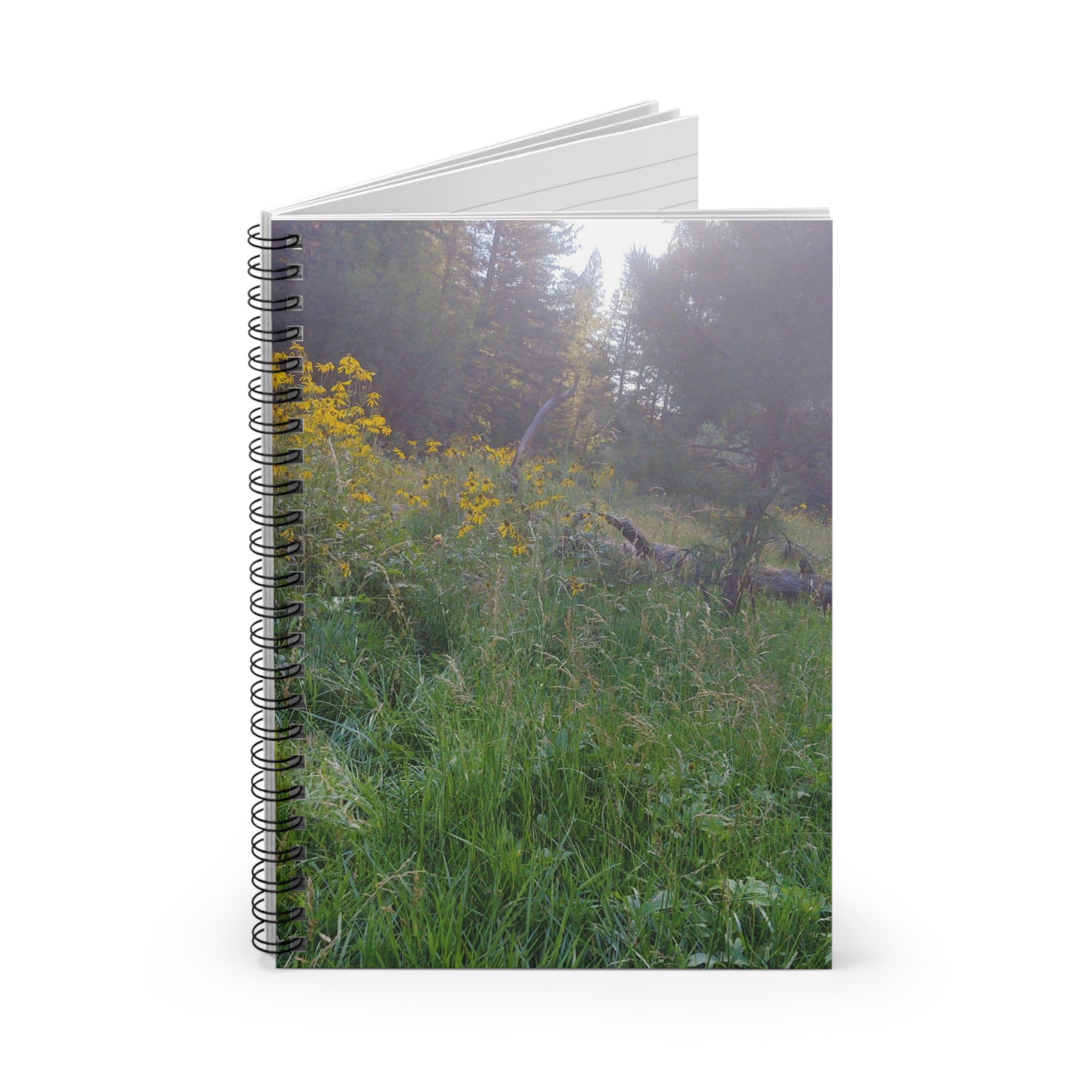 Spiral Notebook - Nature Inspired, Floral Design, Perfect for Journaling and Note-Taking, Gift for Writers, Students, and Nature Lovers