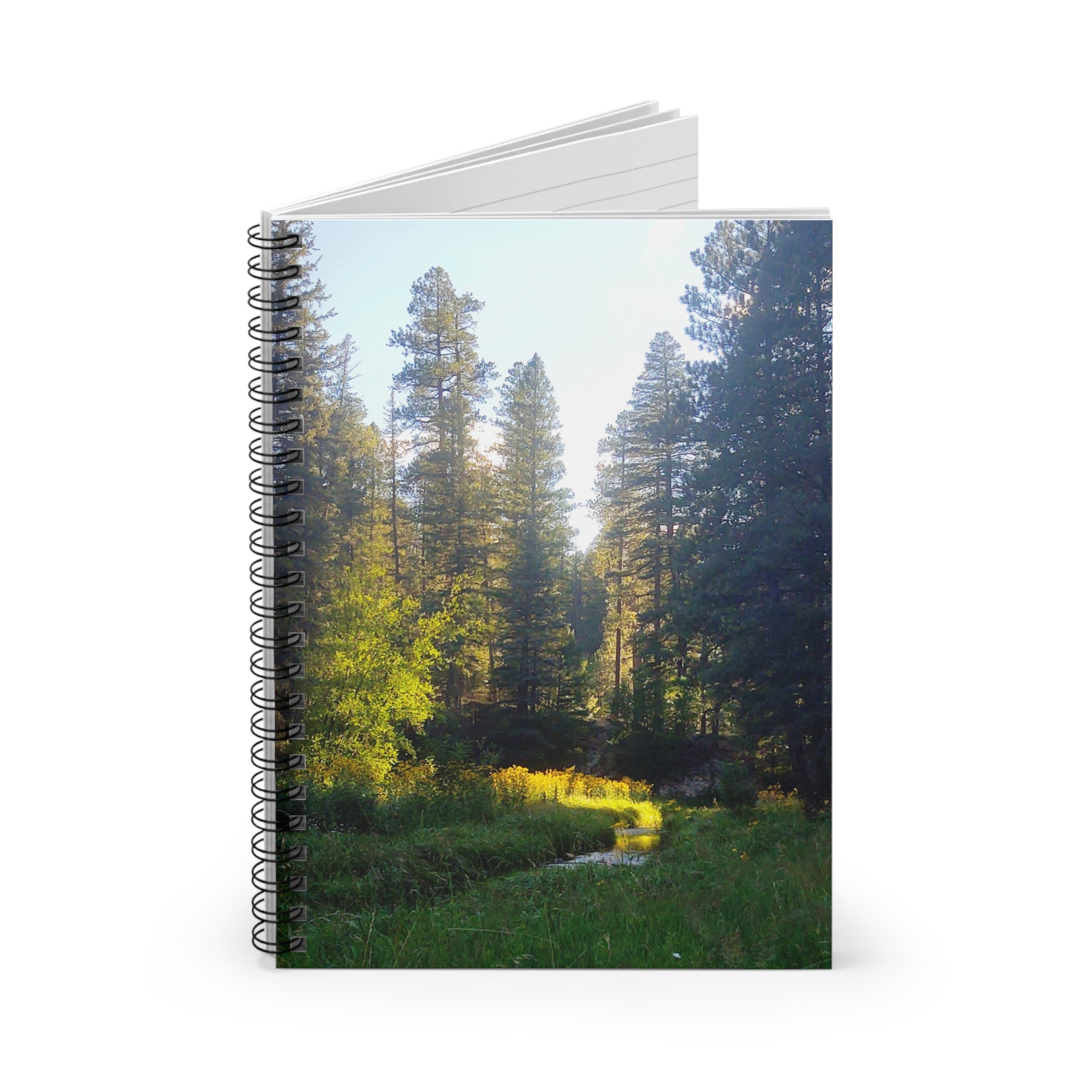 Nature-Inspired Spiral Notebook for Eco-Lovers, Hiking Journal, Nature Sketchbook, Forest Diary, Gift for Nature Enthusiasts