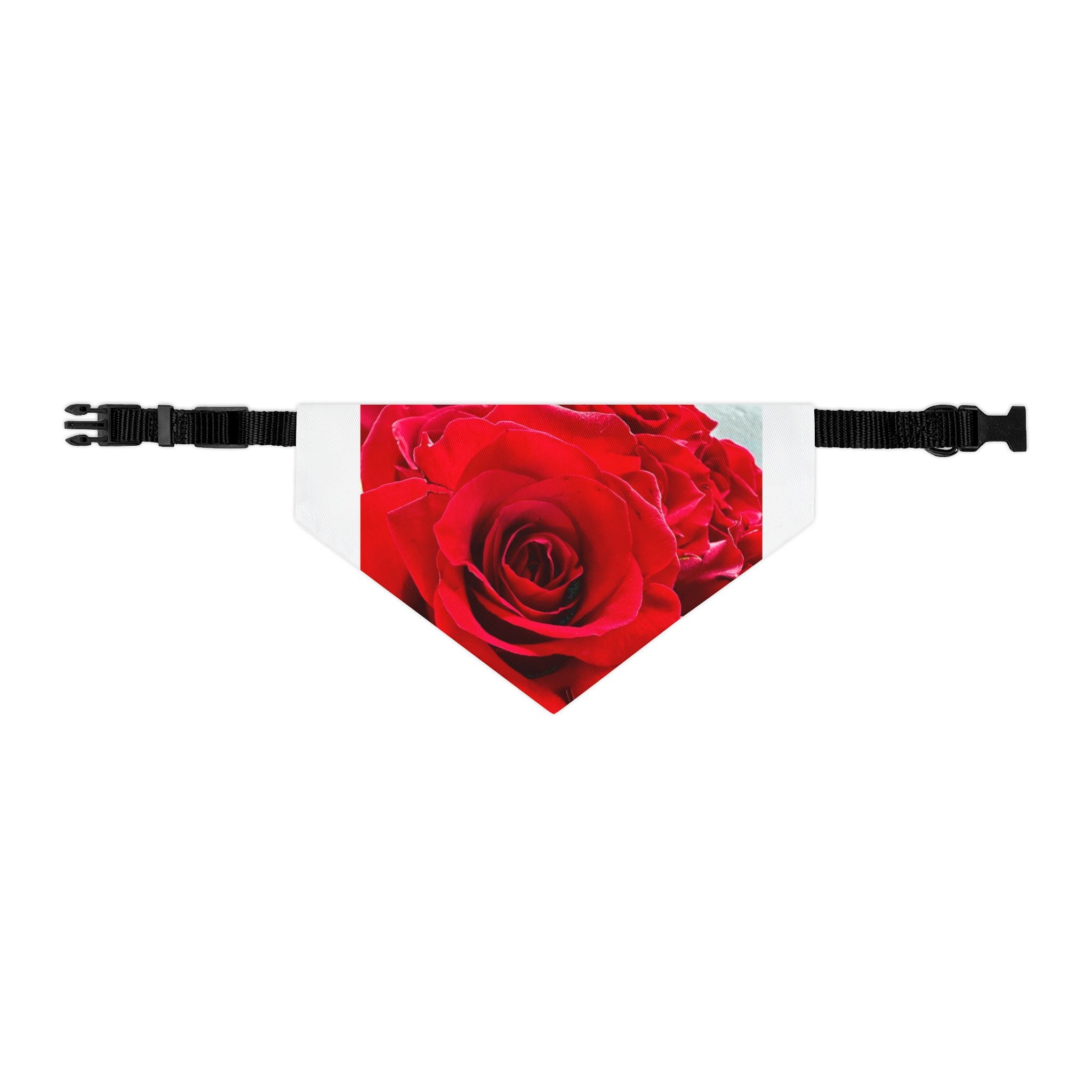 Stylish Floral Pet Bandana, Dog Accessory for Fashion-Forward Pets, Perfect for Walks, Gifts, Pet Birthday, Mother's Day, Rose Design