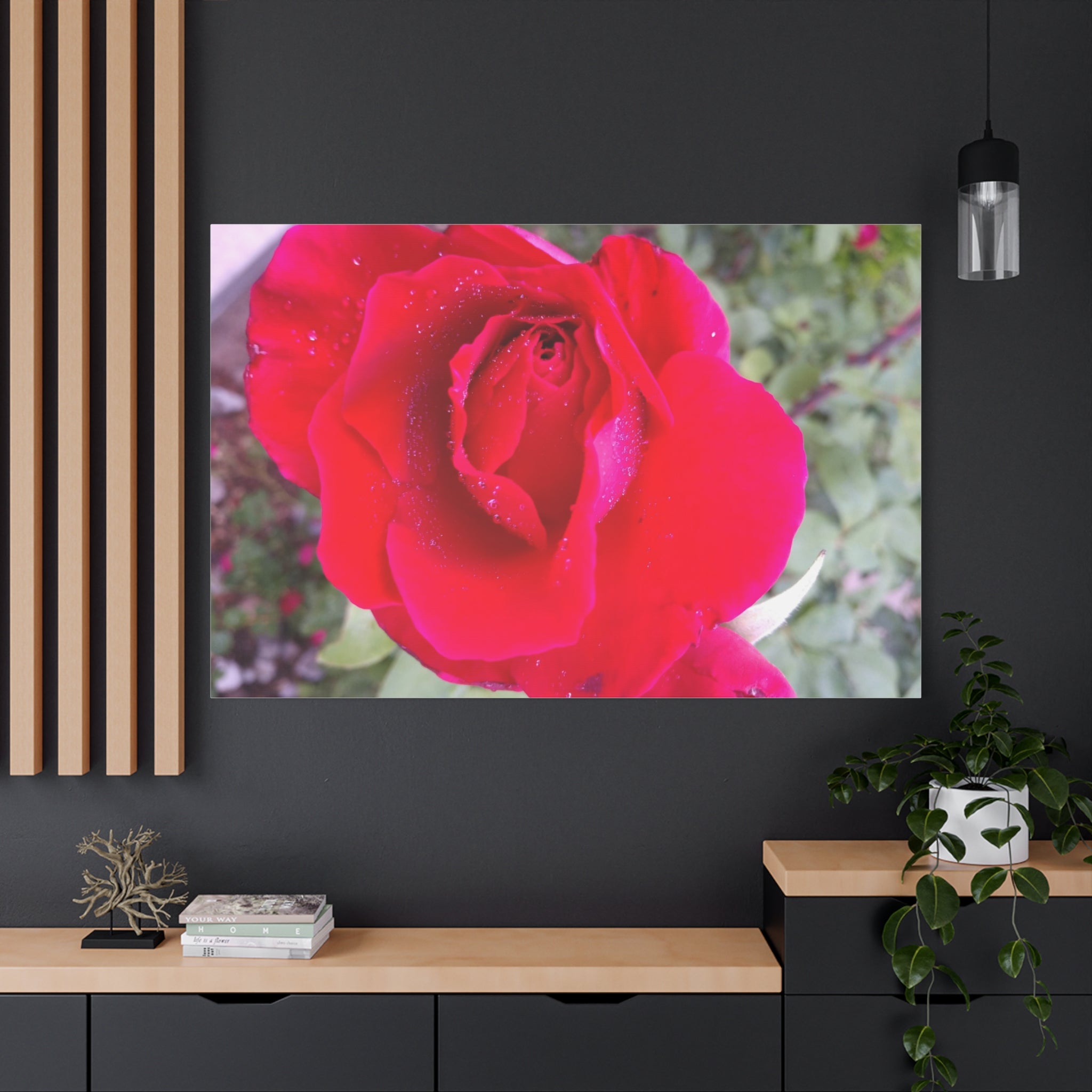 Vibrant Floral Canvas Art, Elegant Wall Decor, Perfect for Home, Gifts, Mother's Day, and Weddings