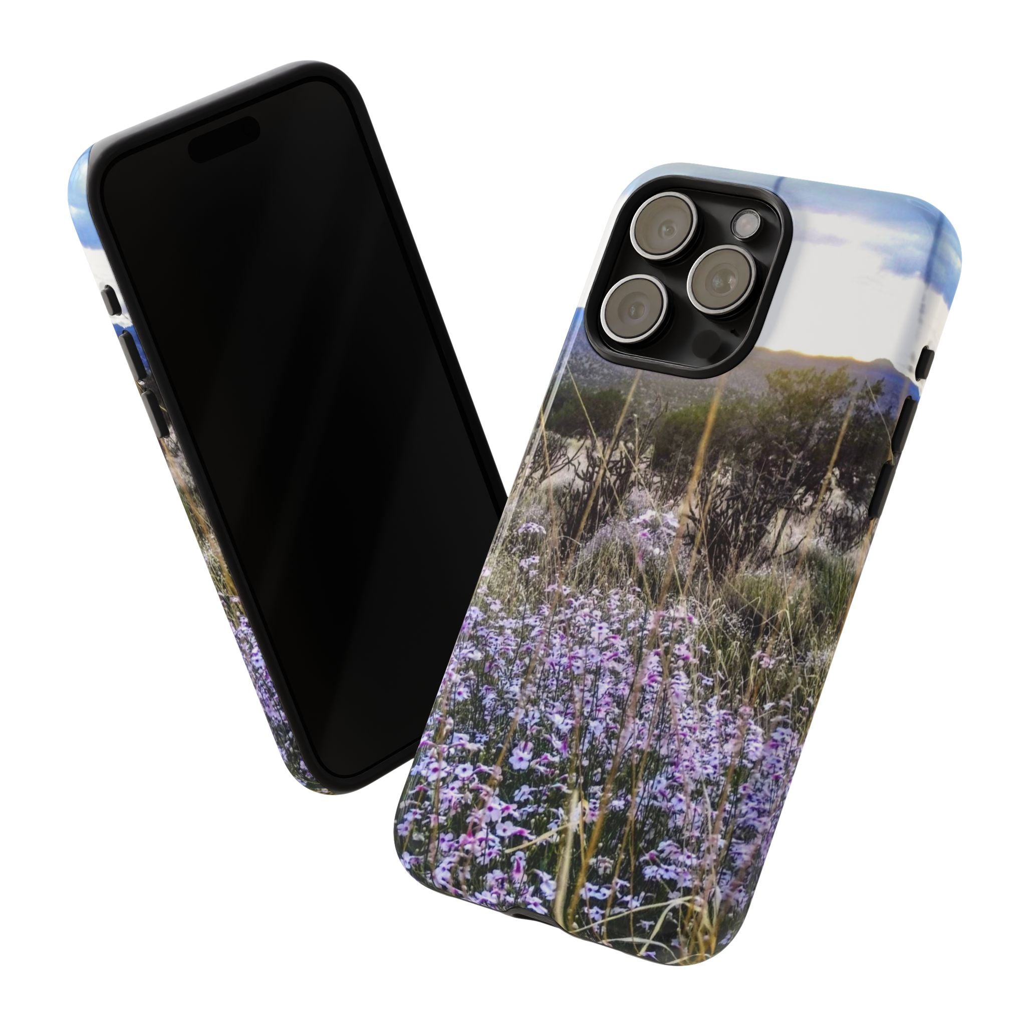 Floral Phone Case, Tough Phone Cover for Outdoor Lovers, Nature-Inspired Accessories, Gift for Photography Enthusiasts, Protective [...]