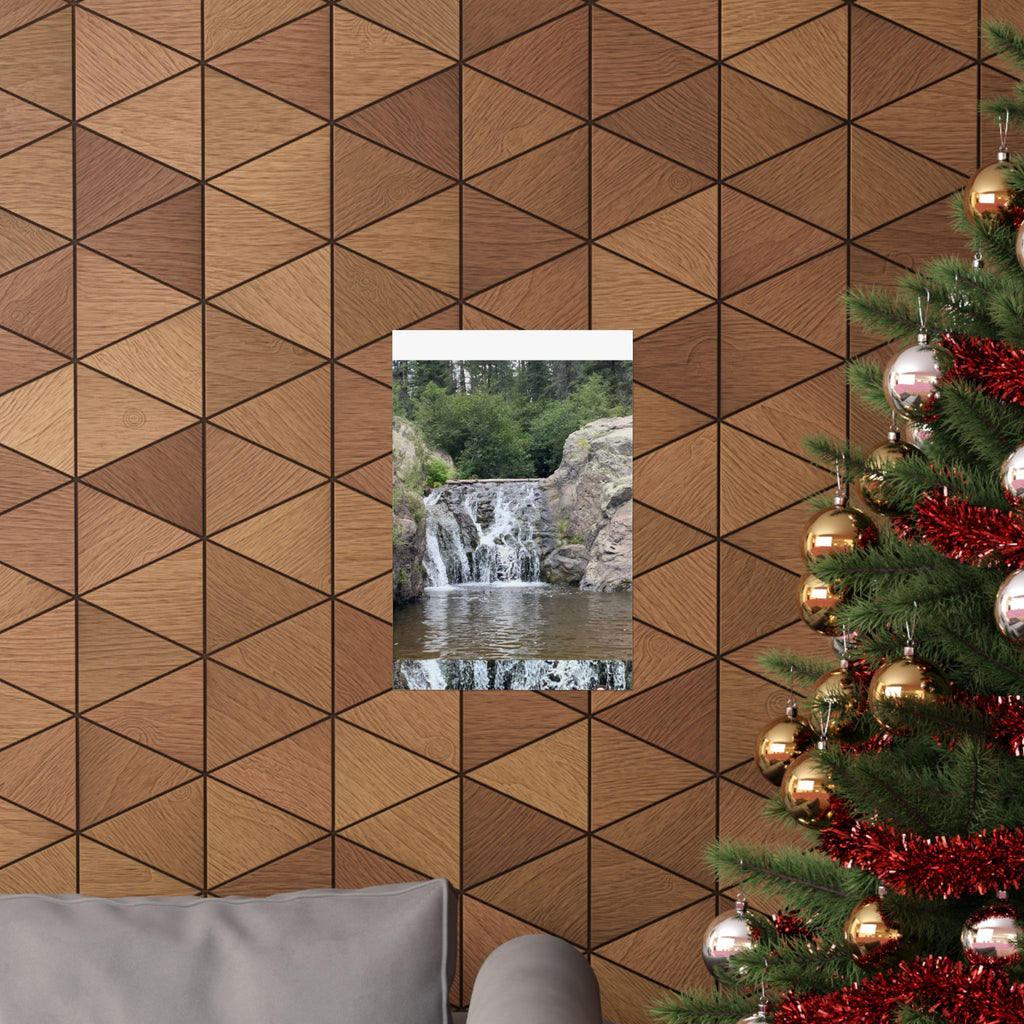 Serene Nature Posters, Home Decor Wall Art, Gift for Nature Lovers, Tranquil Landscape Prints, Waterfall Artwork