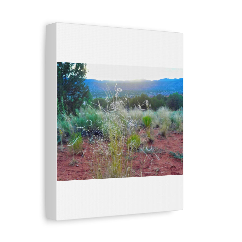 Serene Desert Landscape Canvas Print, Nature Wall Art, Home Decor, Gift for Nature Lovers, Rustic Art for Living Room, Boho Decor