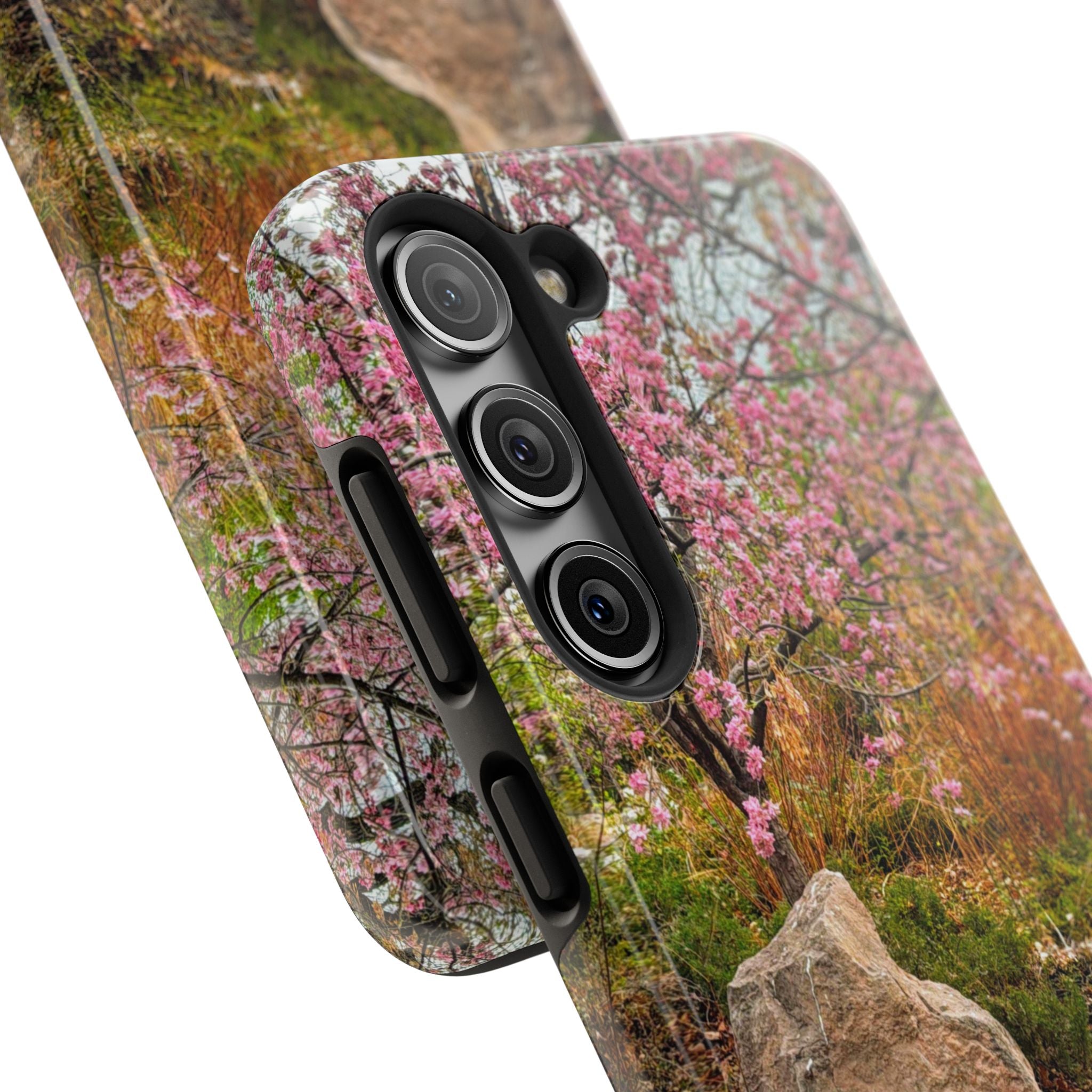 Cherry Blossom Tough Phone Cases - Nature Lover Gift, Floral Phone Accessories, Spring Decor, Custom Cases, Outdoor Adventure