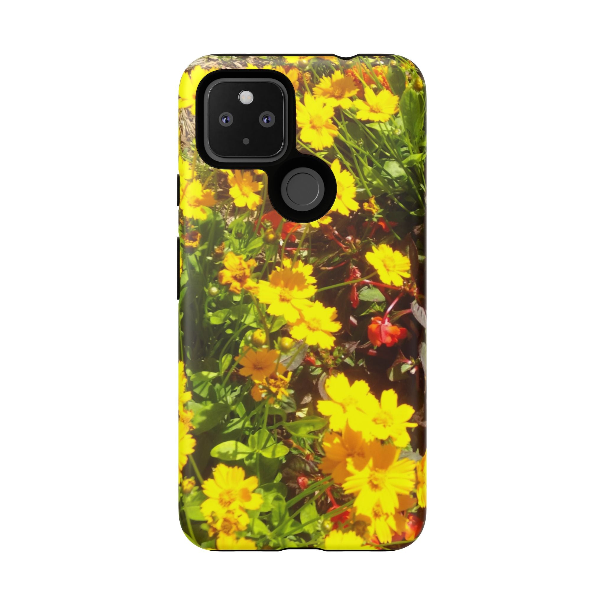 Floral Phone Case - Tough Cases with Vibrant Yellow Flowers, Protective Floral Cover, Spring Decor, Gift Idea for Nature Lovers, [...]