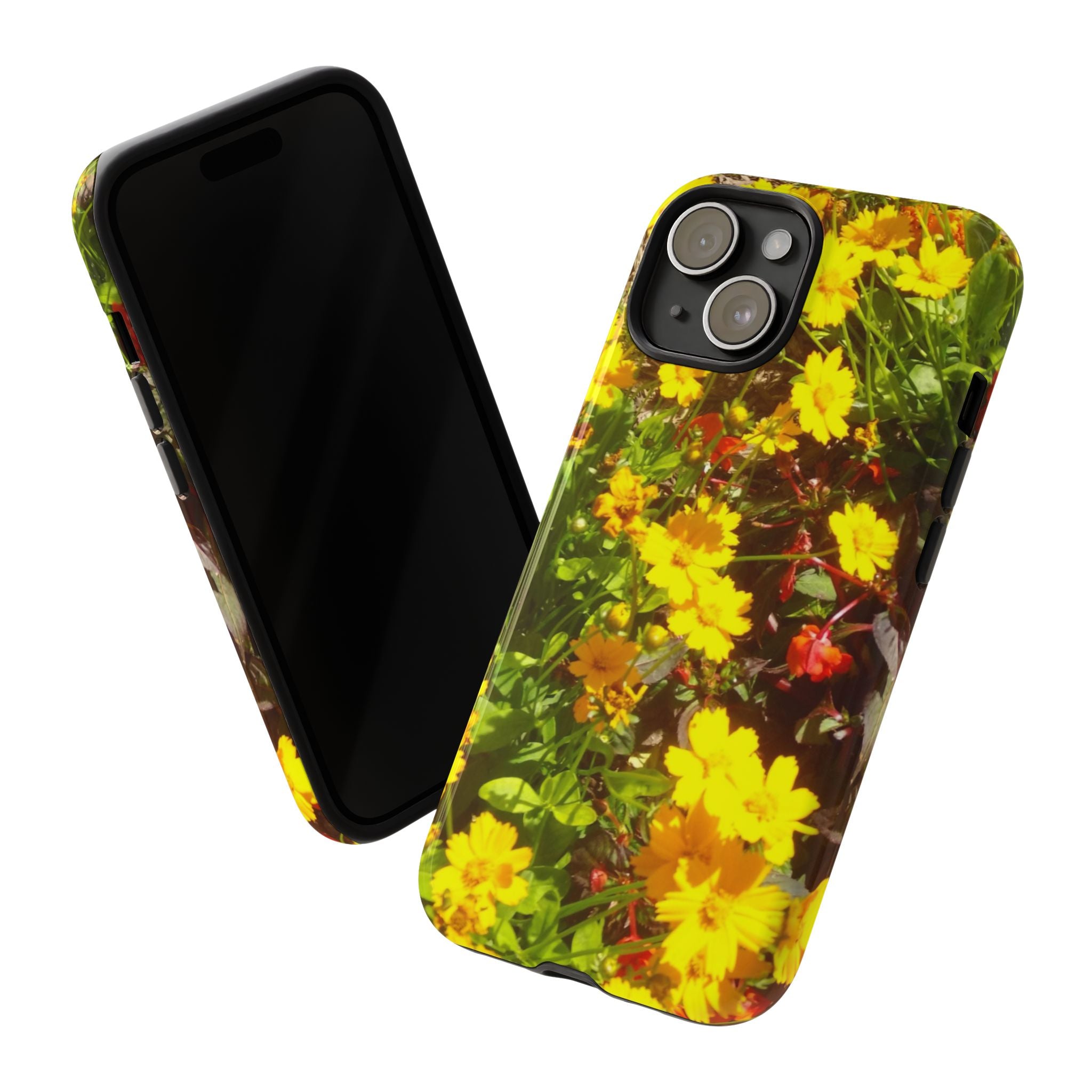 Floral Phone Case - Tough Cases with Vibrant Yellow Flowers, Protective Floral Cover, Spring Decor, Gift Idea for Nature Lovers, [...]